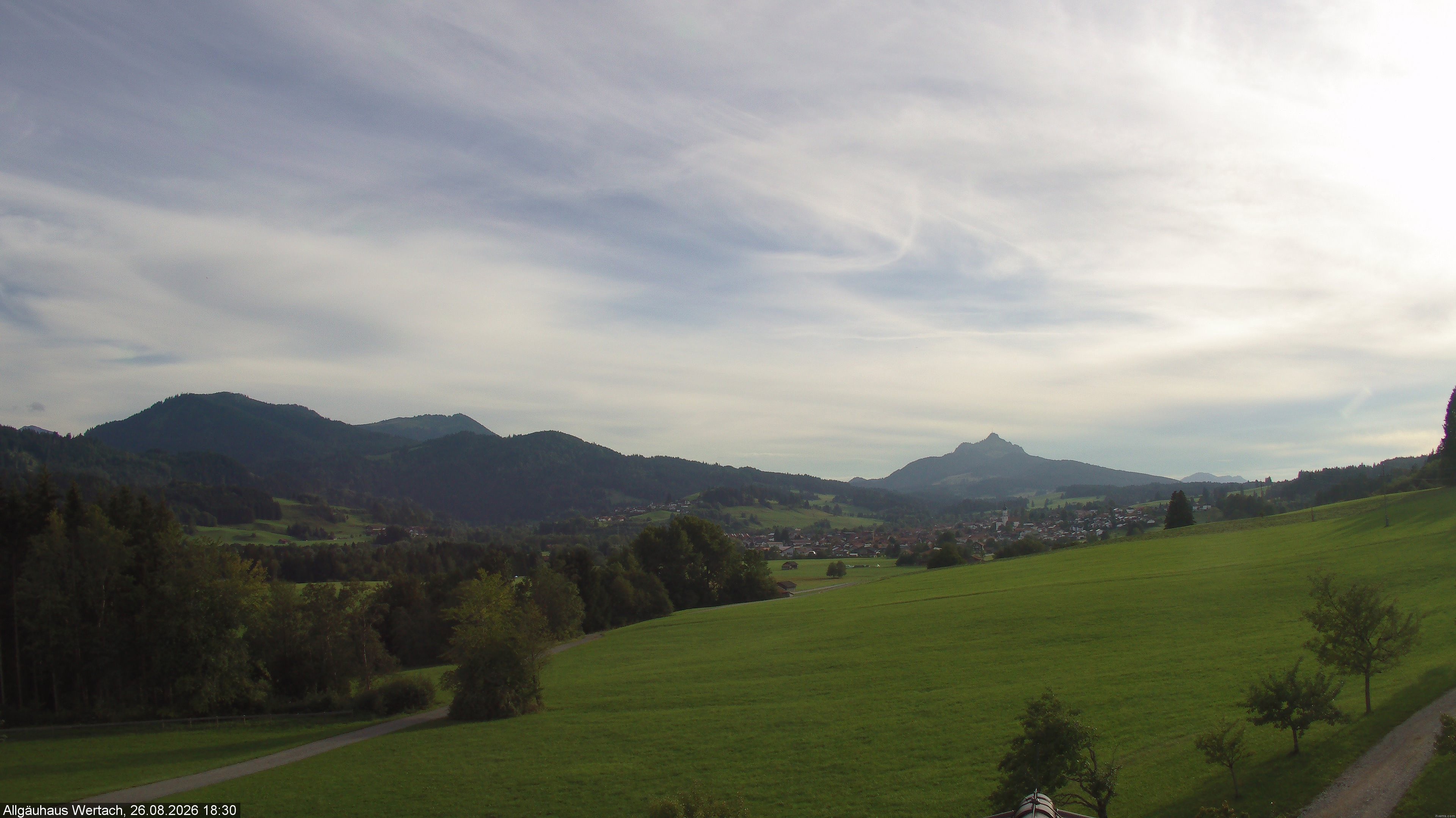Archiv Foto Webcam Wertach - Allgäuhaus