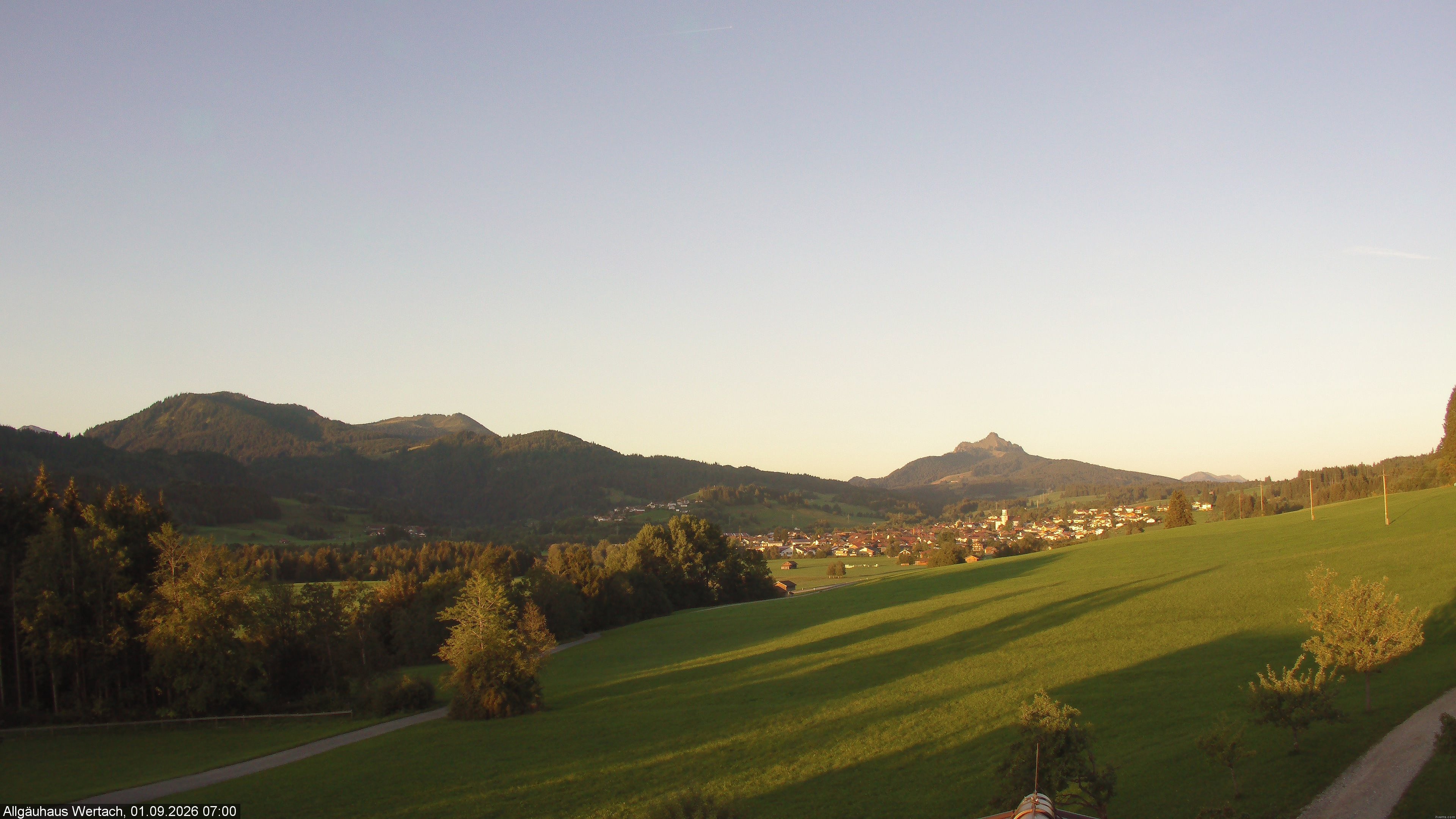 Archiv Foto Webcam Wertach - Allgäuhaus
