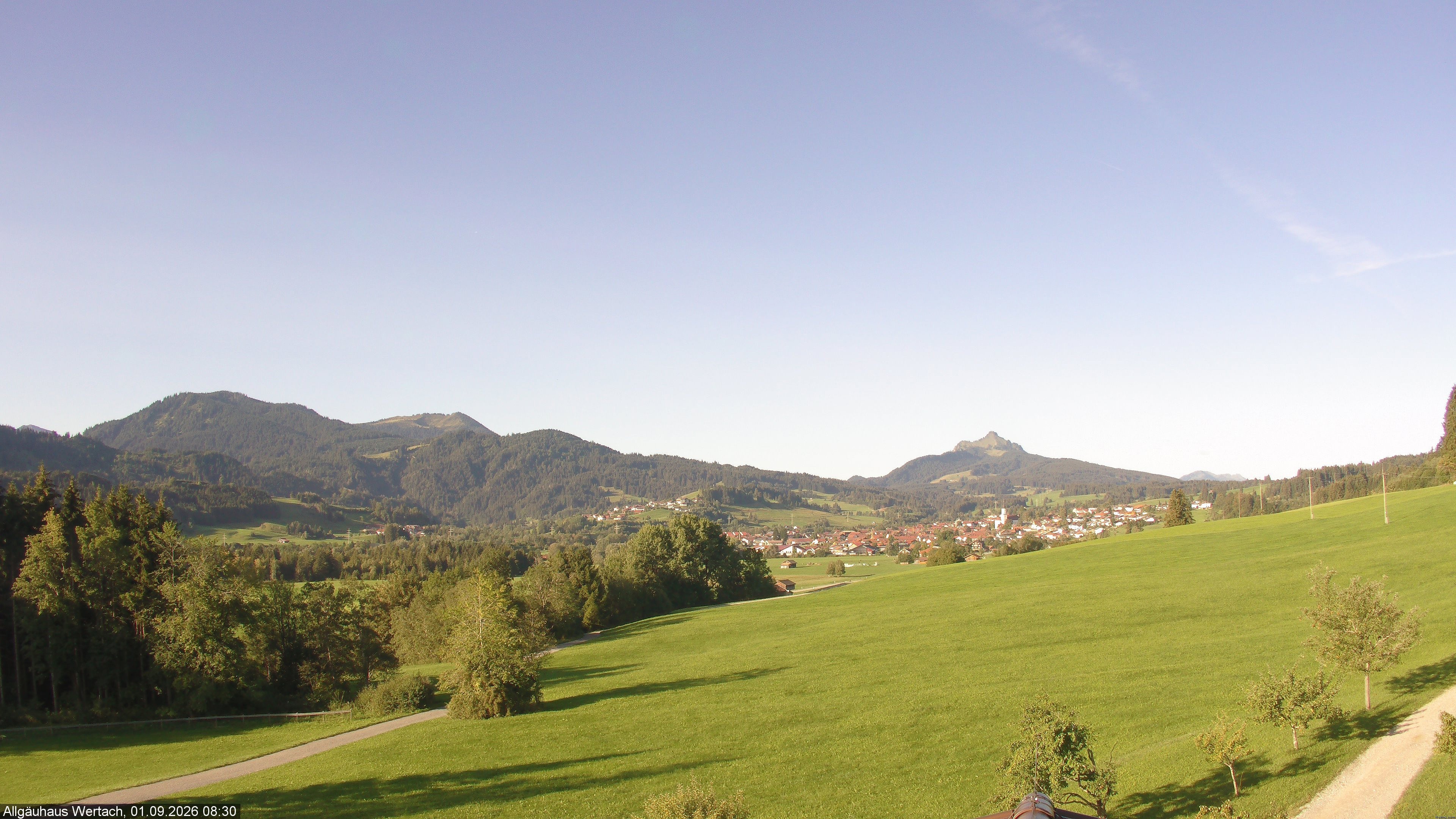 Archiv Foto Webcam Wertach - Allgäuhaus