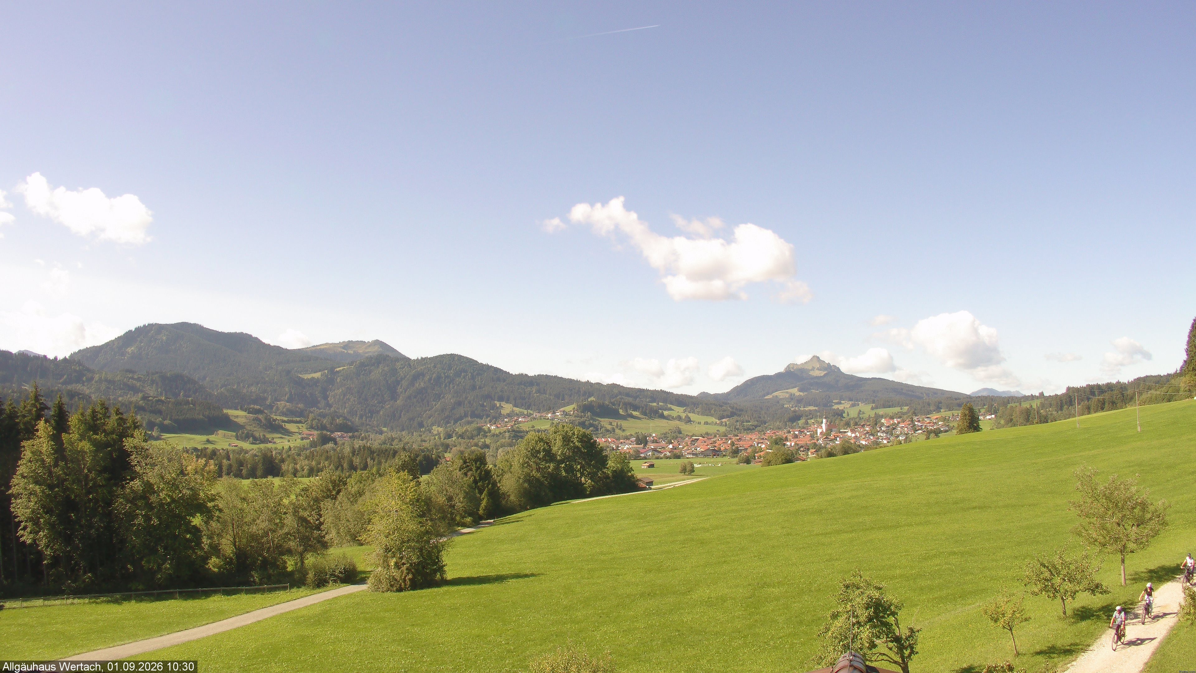 Archiv Foto Webcam Wertach - Allgäuhaus