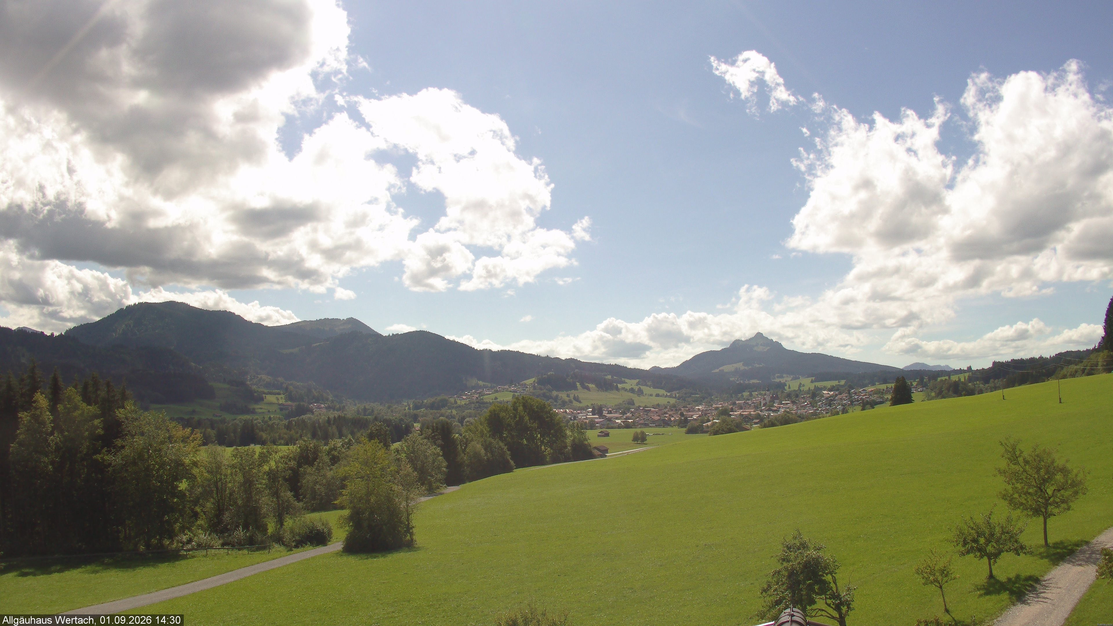 Archiv Foto Webcam Wertach - Allgäuhaus