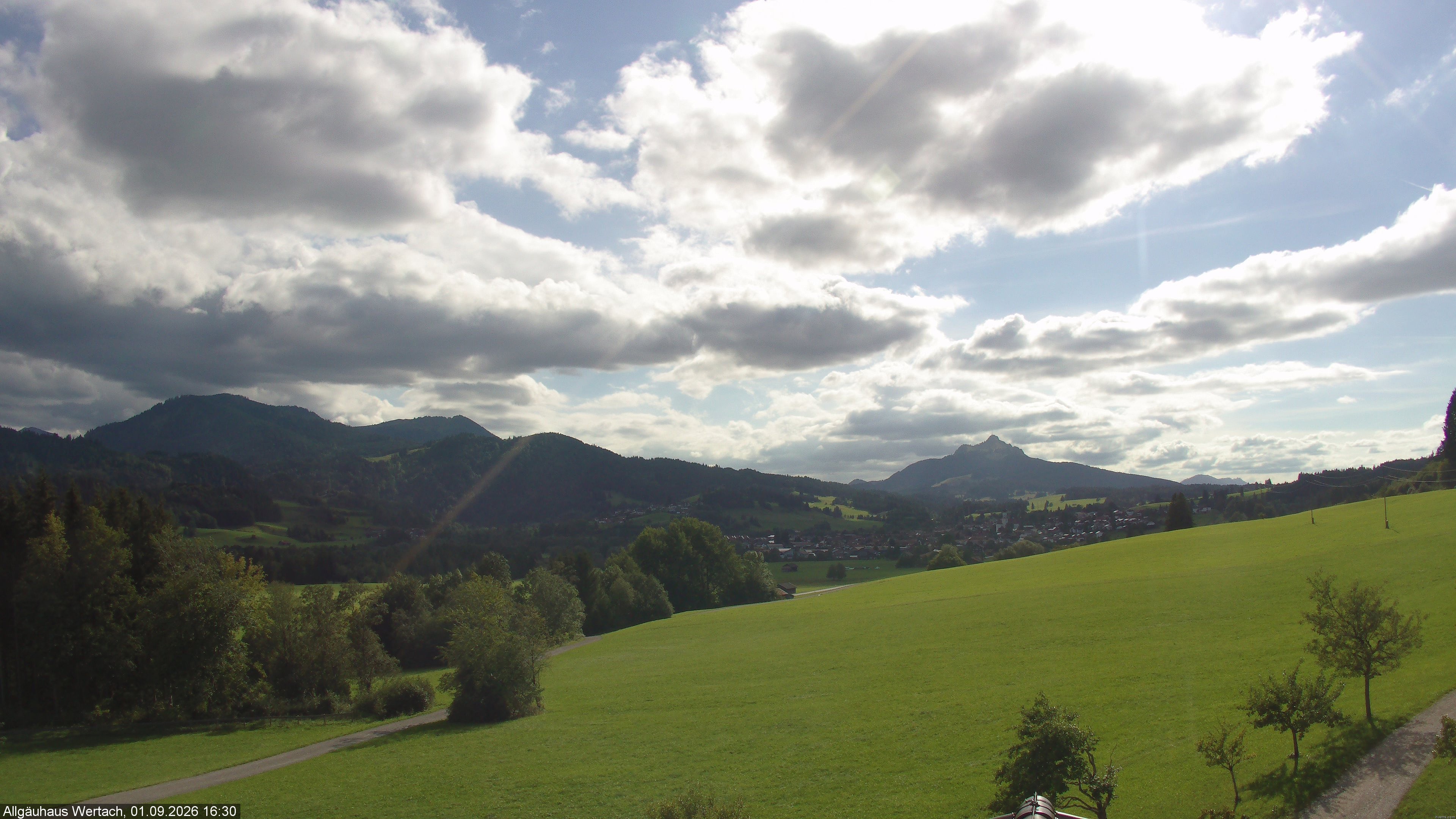 Archiv Foto Webcam Wertach - Allgäuhaus