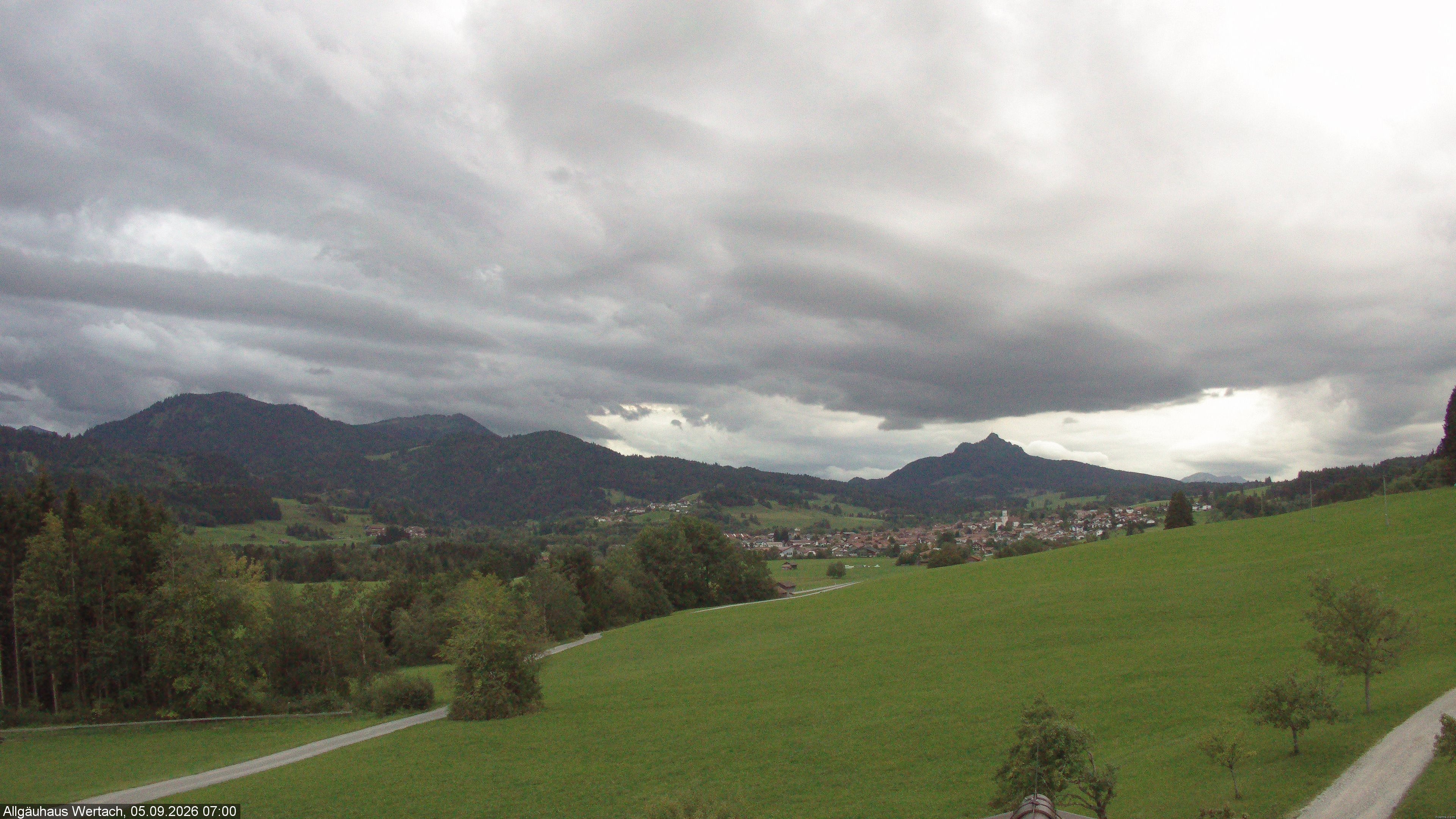 Archiv Foto Webcam Wertach - Allgäuhaus