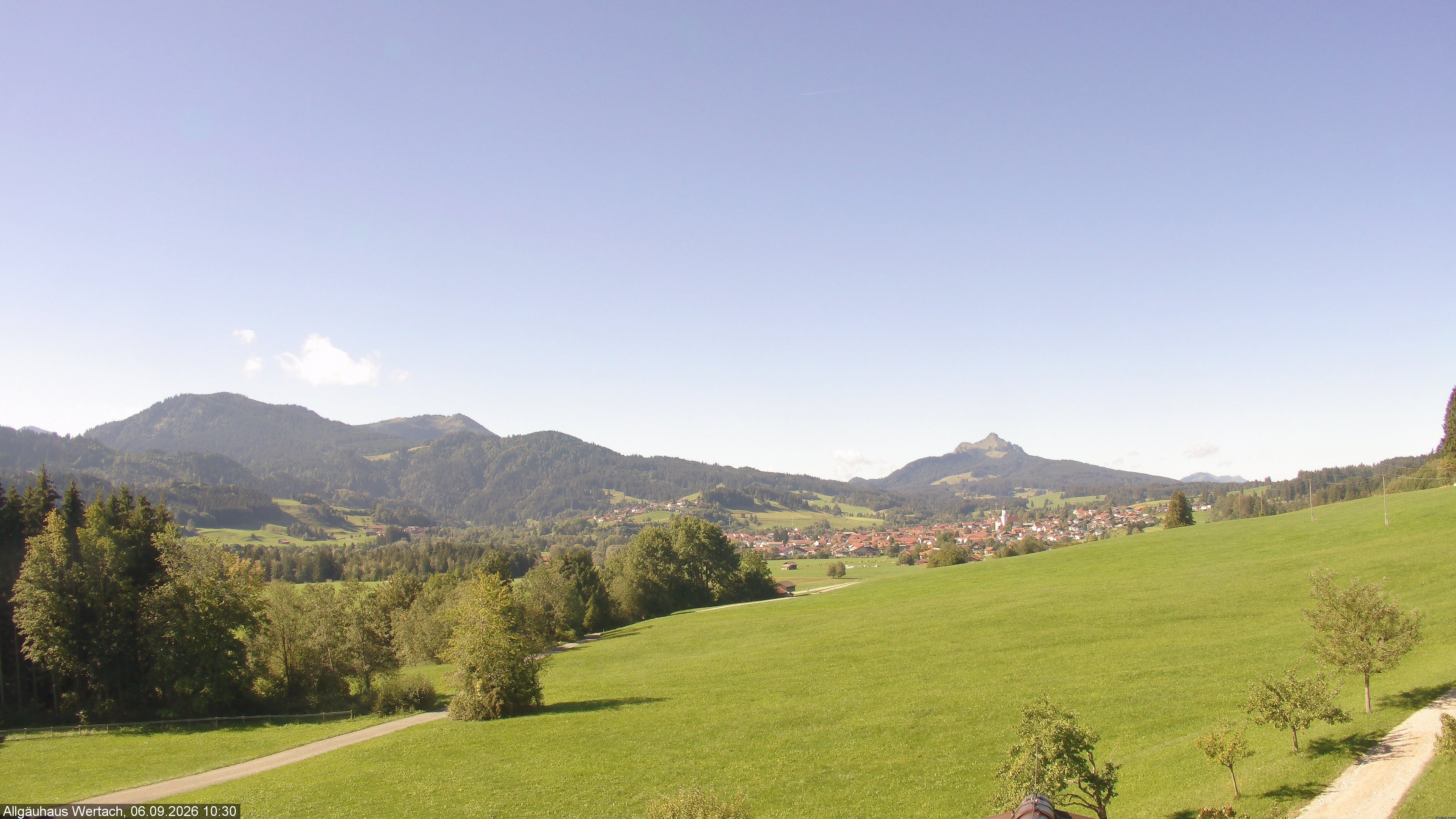 Archiv Foto Webcam Wertach - Allgäuhaus