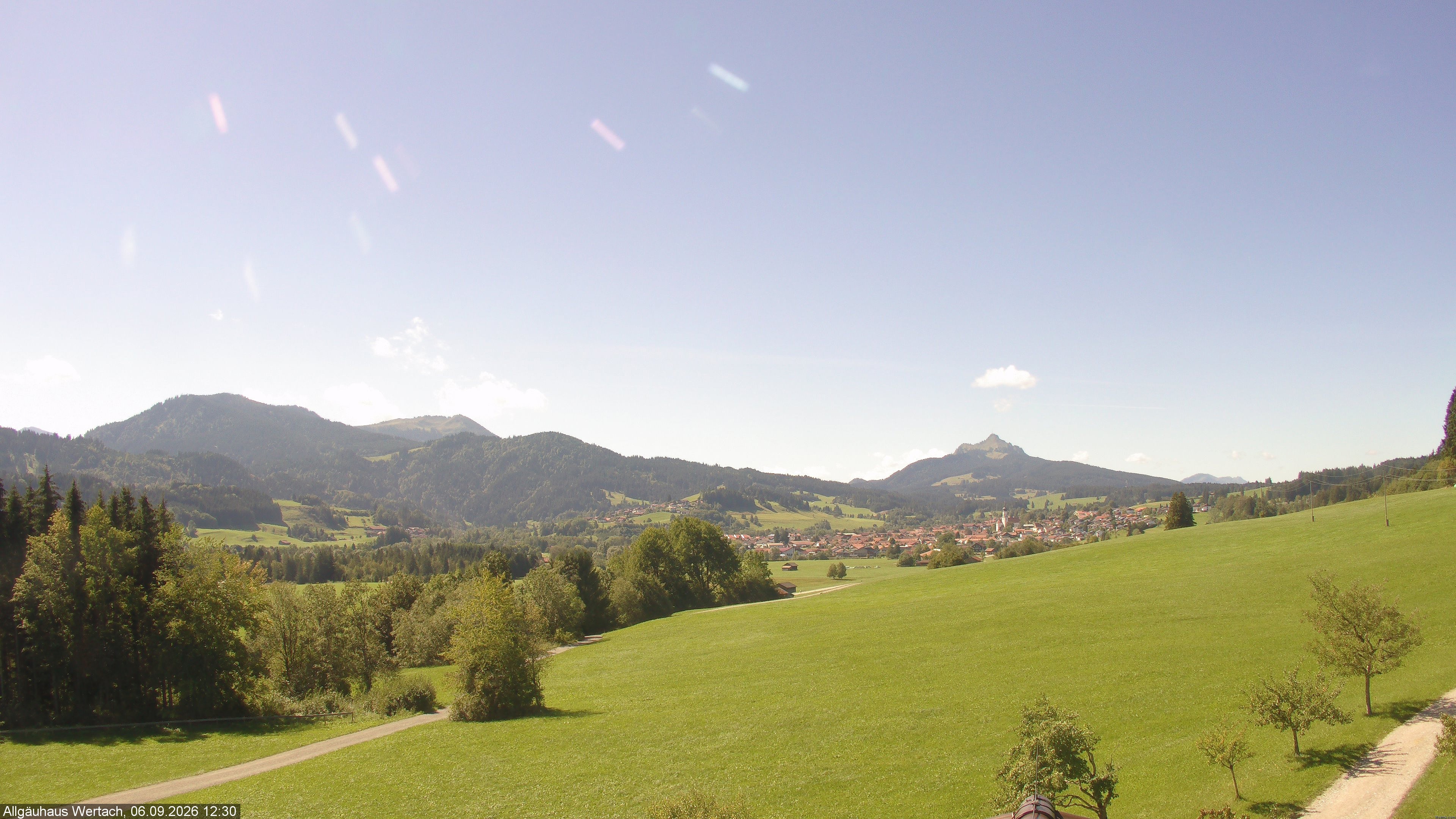 Archiv Foto Webcam Wertach - Allgäuhaus