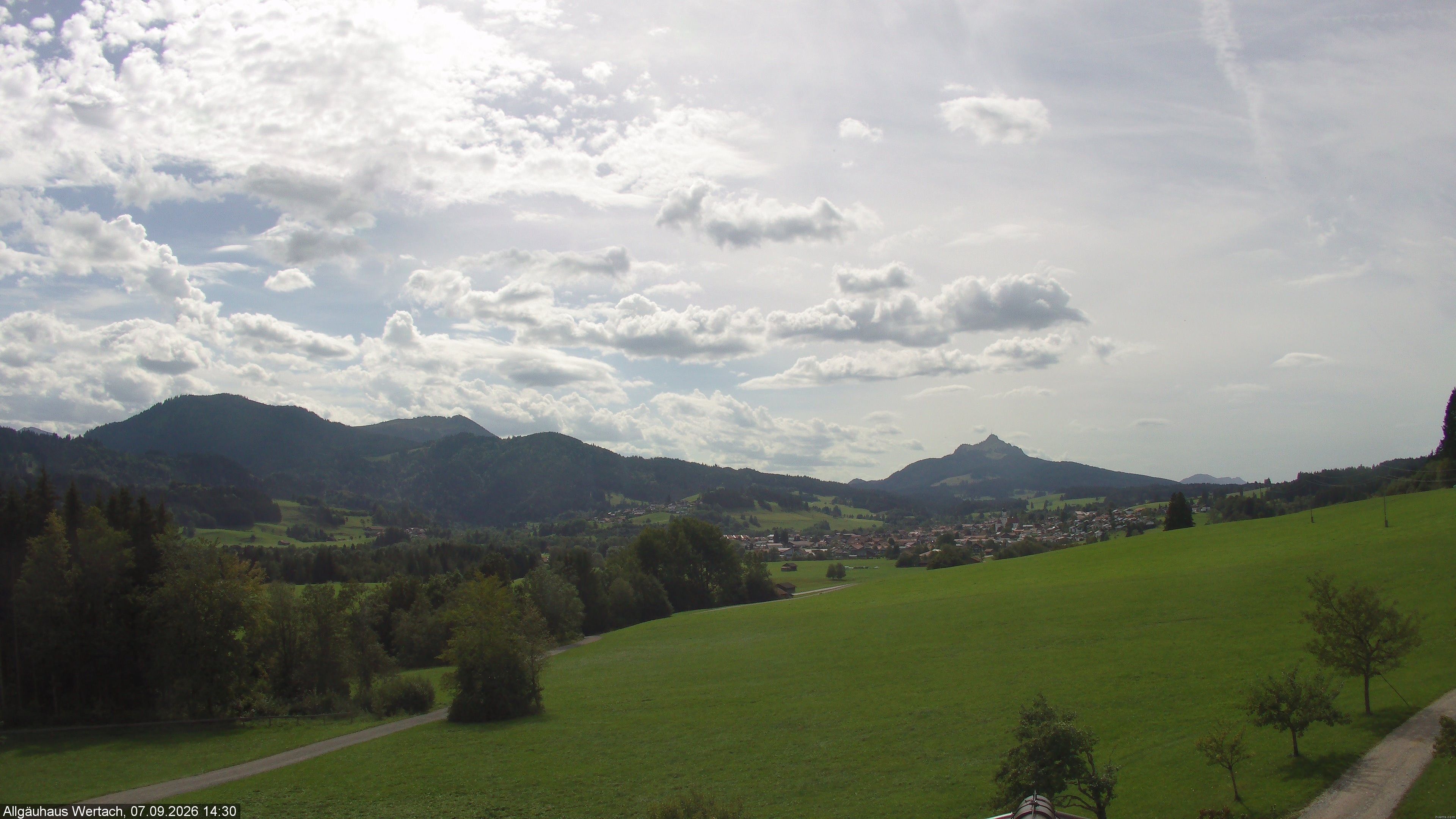 Archiv Foto Webcam Wertach - Allgäuhaus