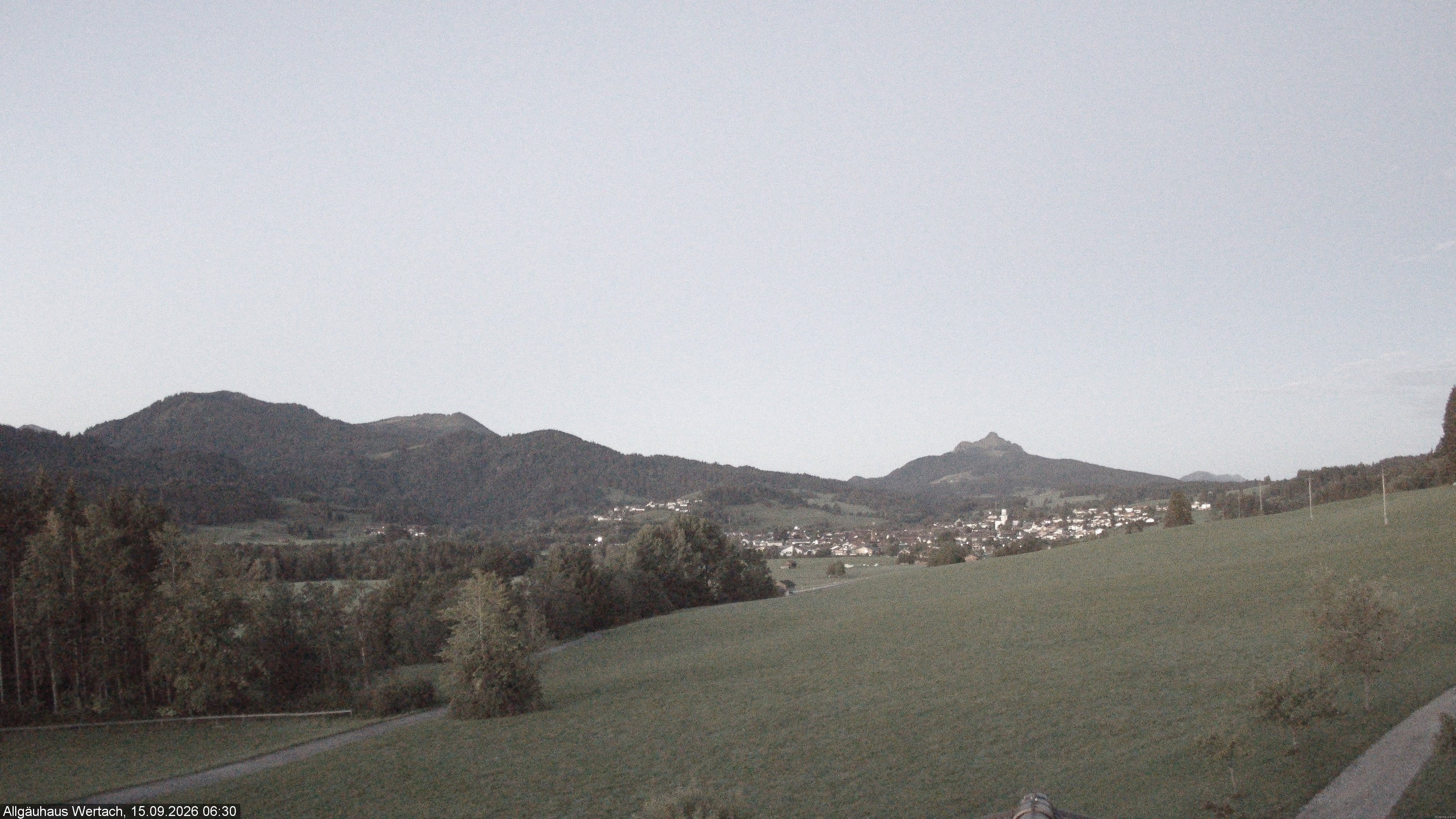 Archived image Webcam Have a look at the charming valley Wertach