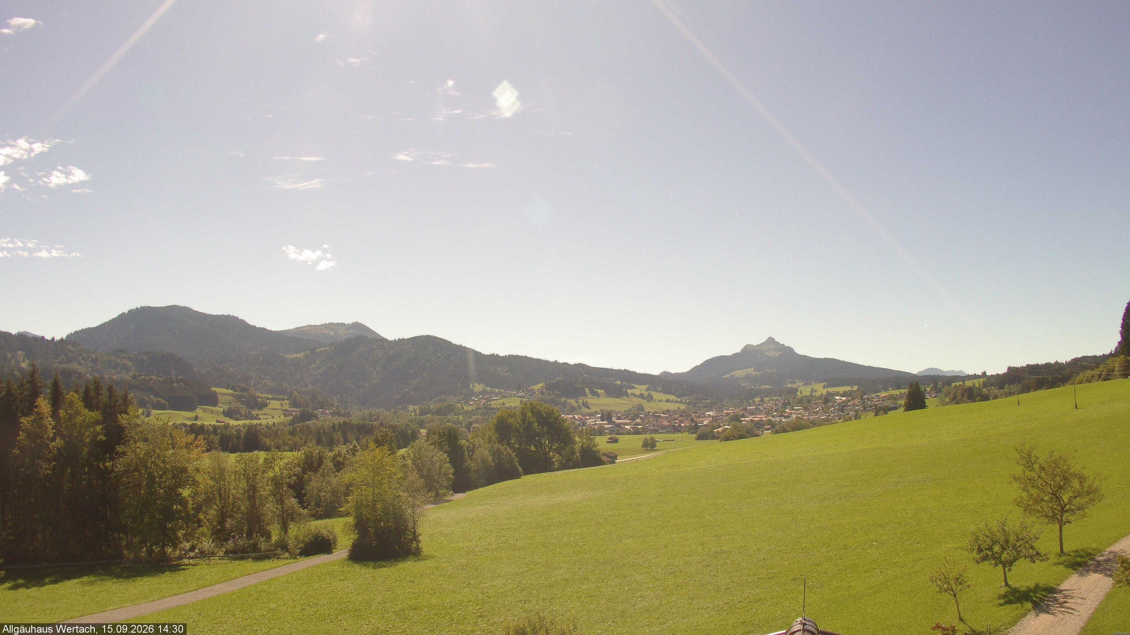 Archiv Foto Webcam Wertach - Allgäuhaus