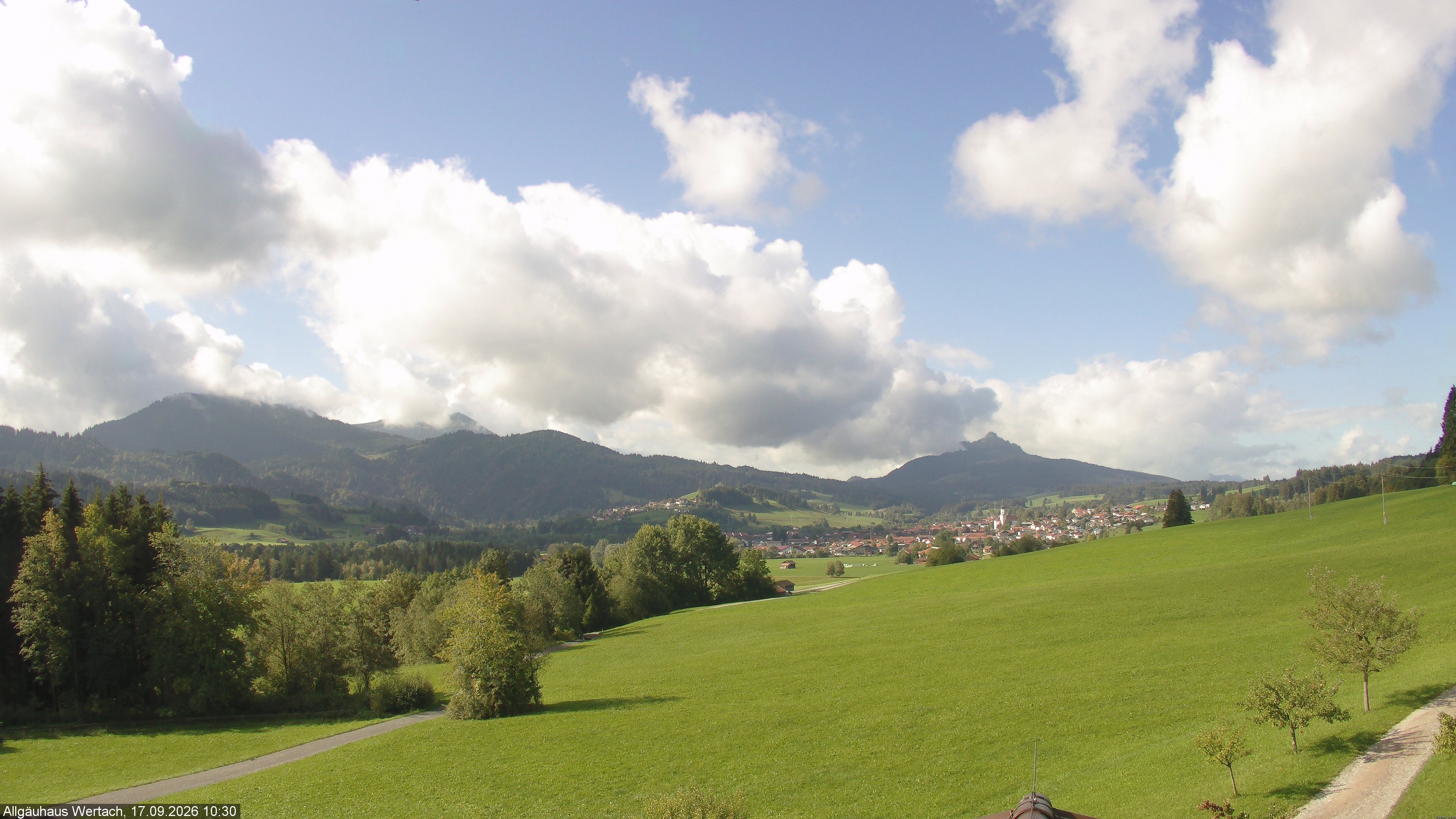 Archiv Foto Webcam Wertach - Allgäuhaus