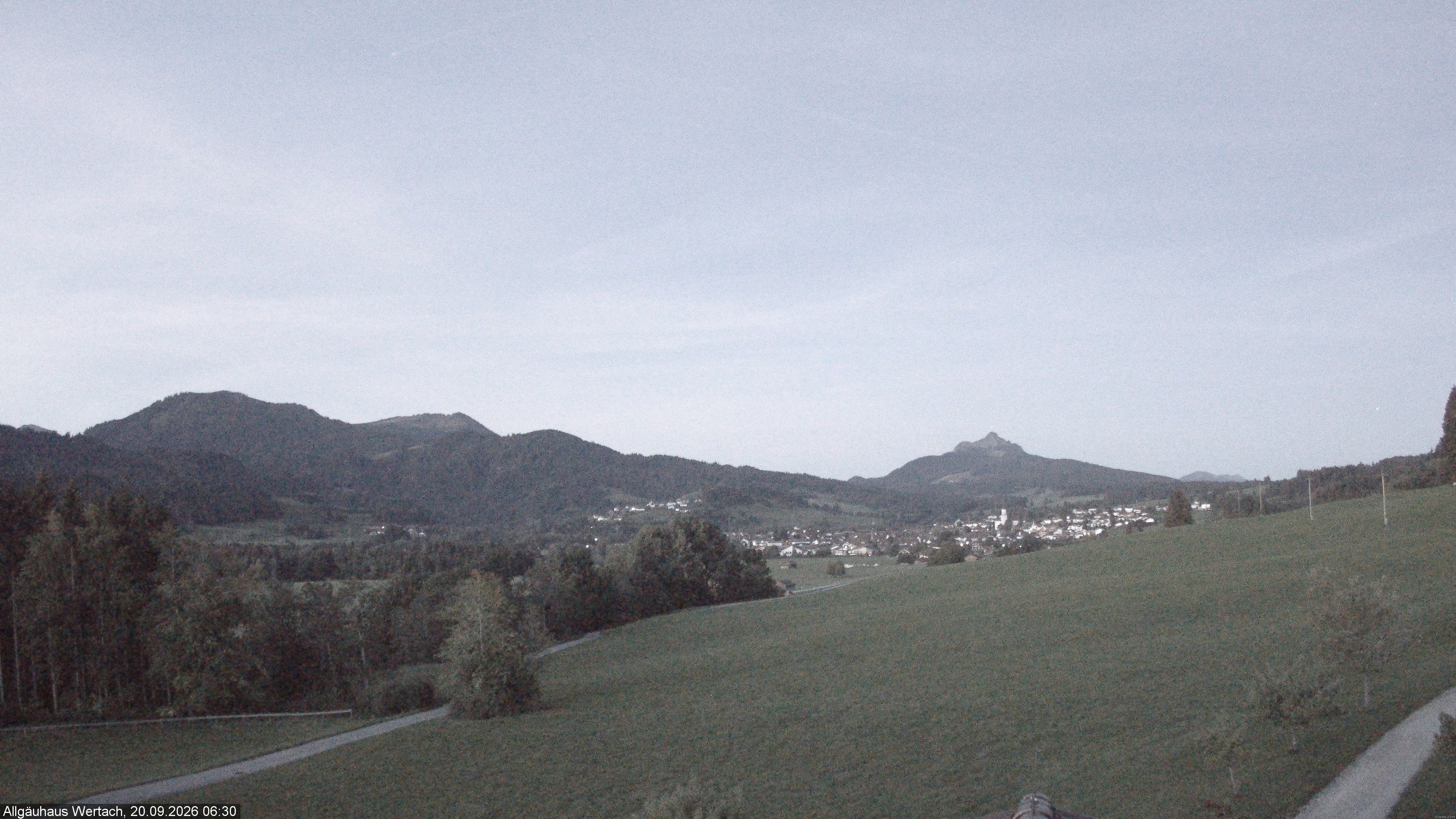 Archived image Webcam Have a look at the charming valley Wertach