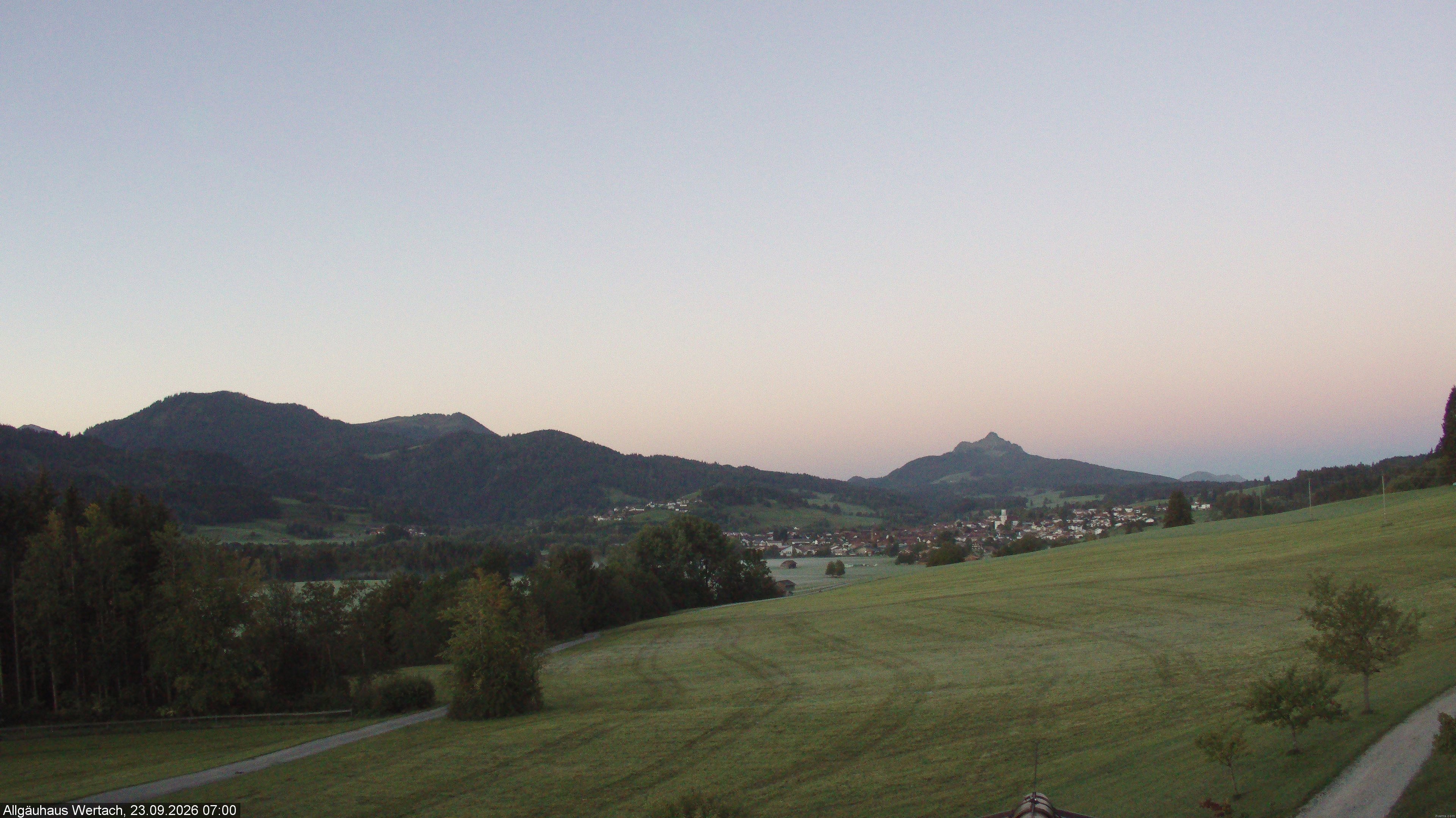 Archiv Foto Webcam Wertach - Allgäuhaus