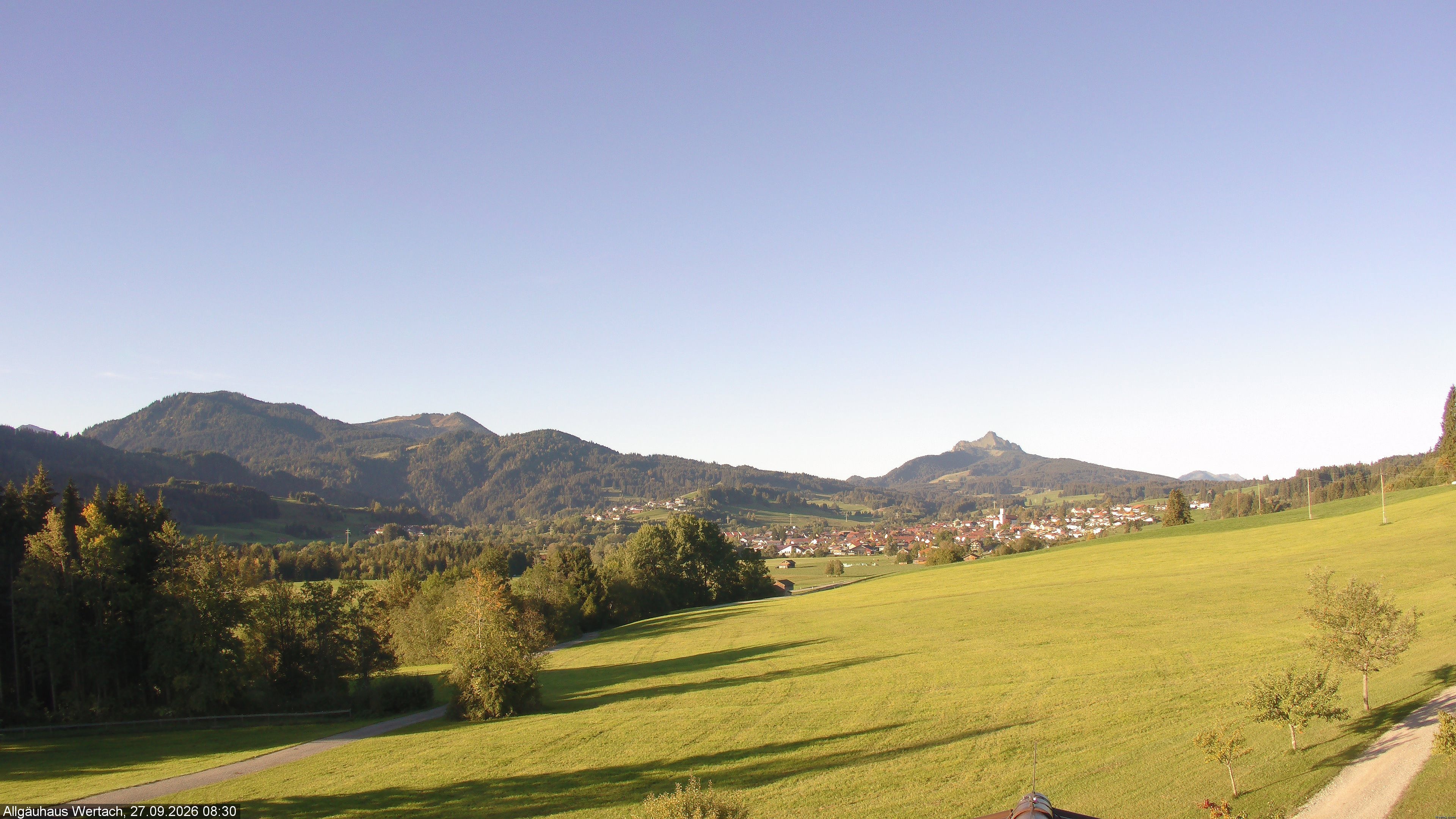 Archiv Foto Webcam Wertach - Allgäuhaus