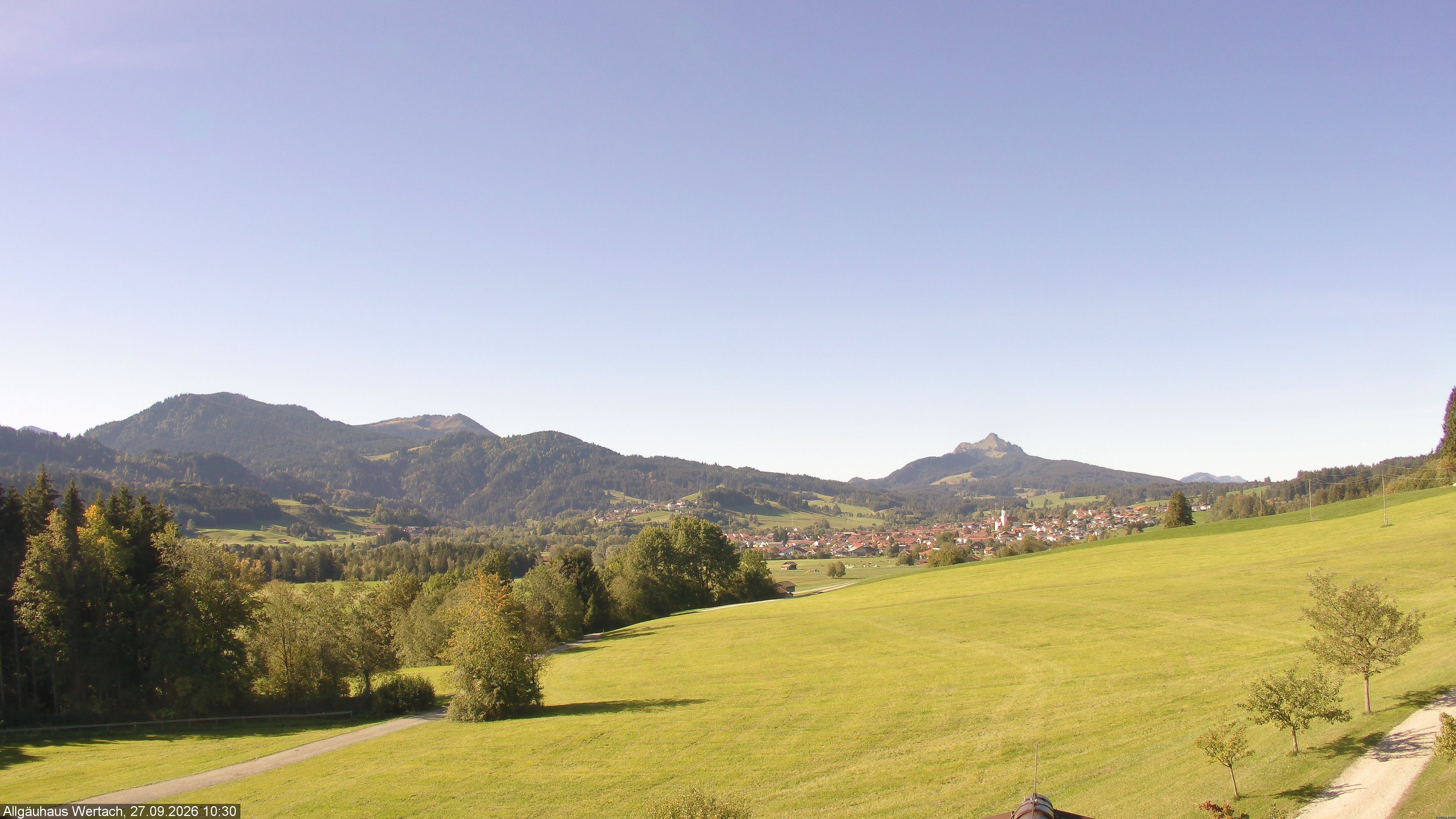 Archiv Foto Webcam Wertach - Allgäuhaus