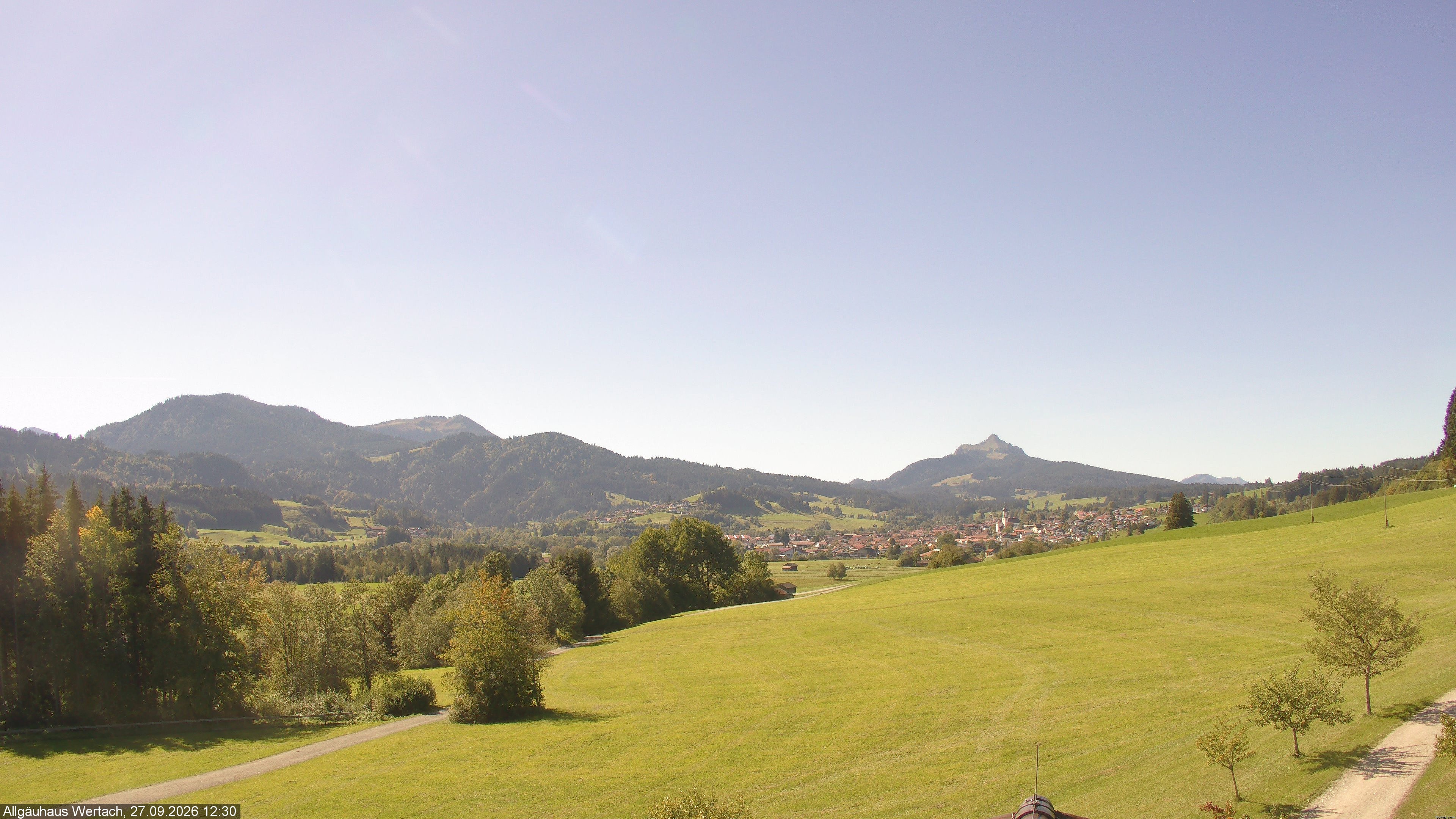 Archiv Foto Webcam Wertach - Allgäuhaus