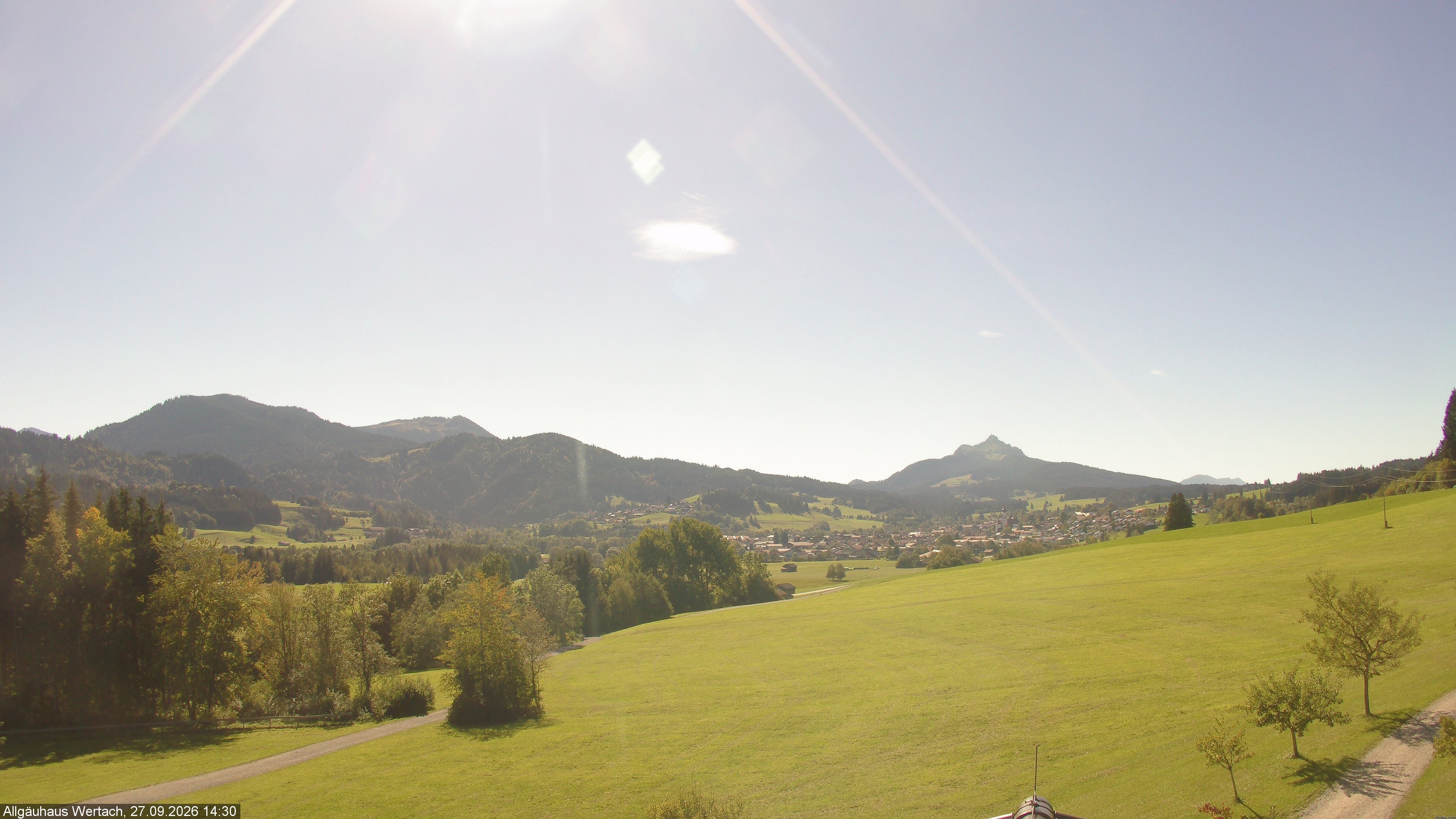 Archiv Foto Webcam Wertach - Allgäuhaus