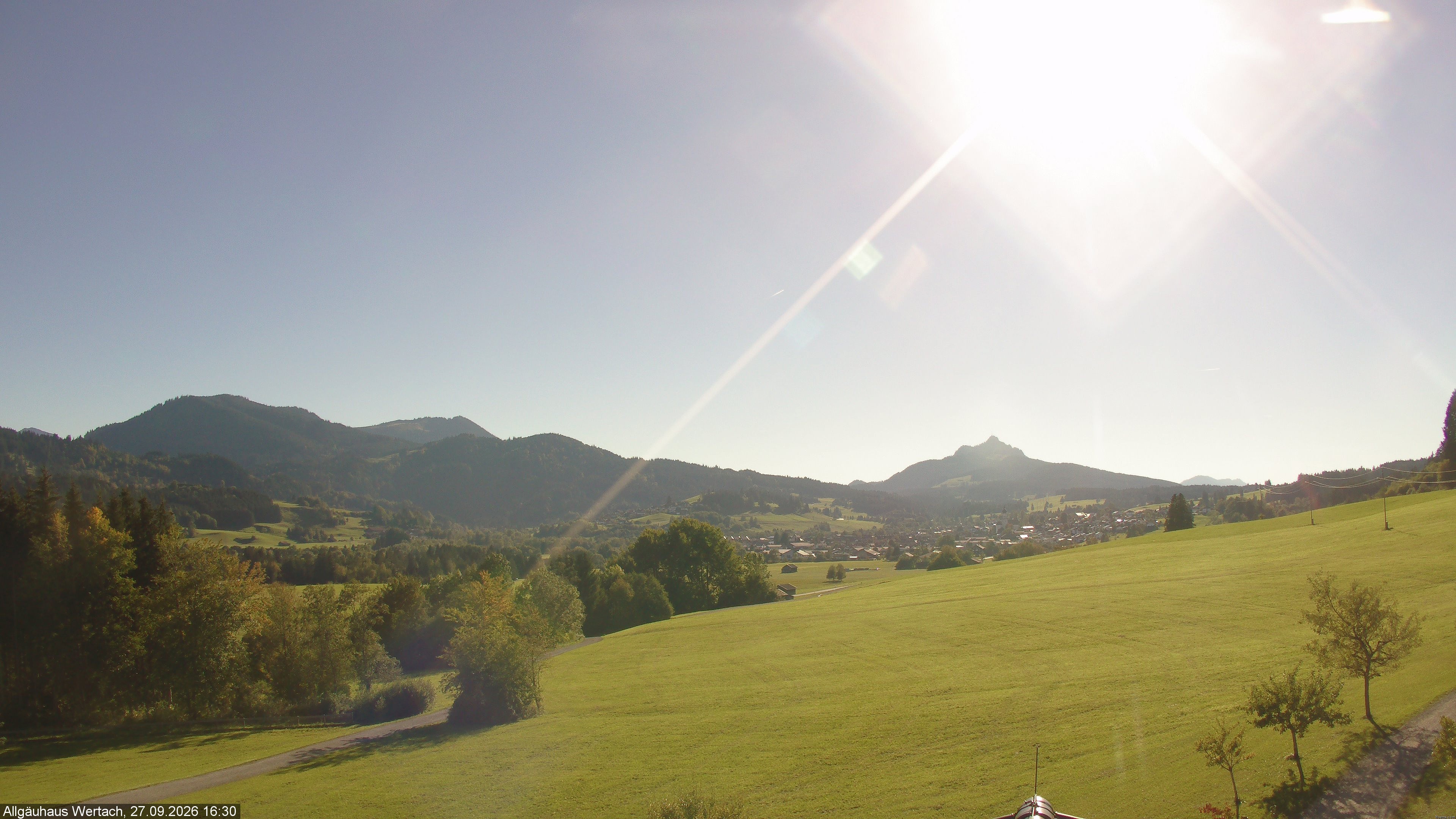 Archiv Foto Webcam Wertach - Allgäuhaus