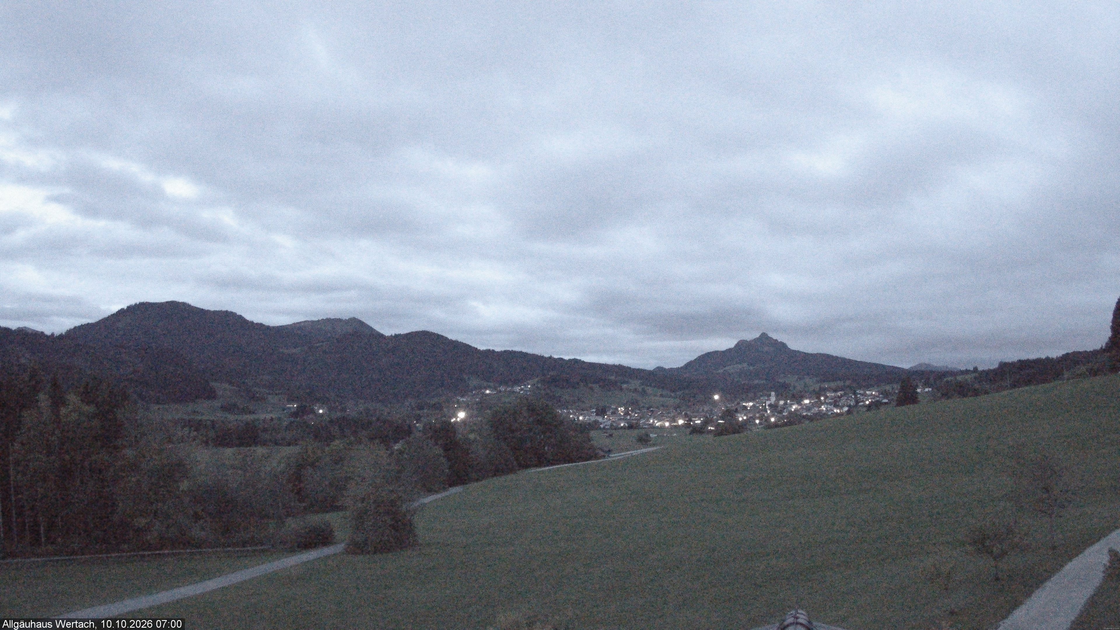 Archived image Webcam Have a look at the charming valley Wertach