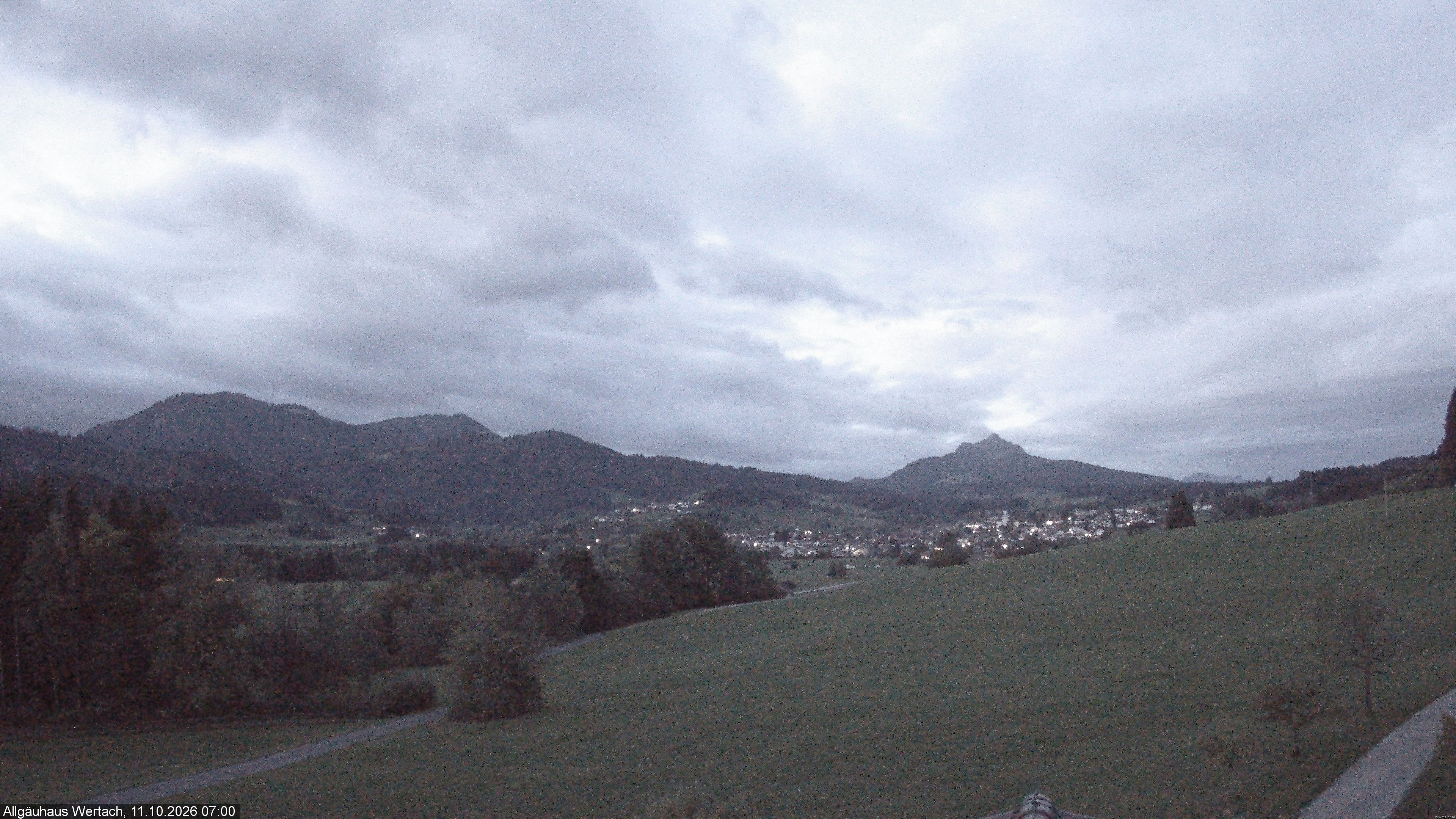 Archived image Webcam Have a look at the charming valley Wertach