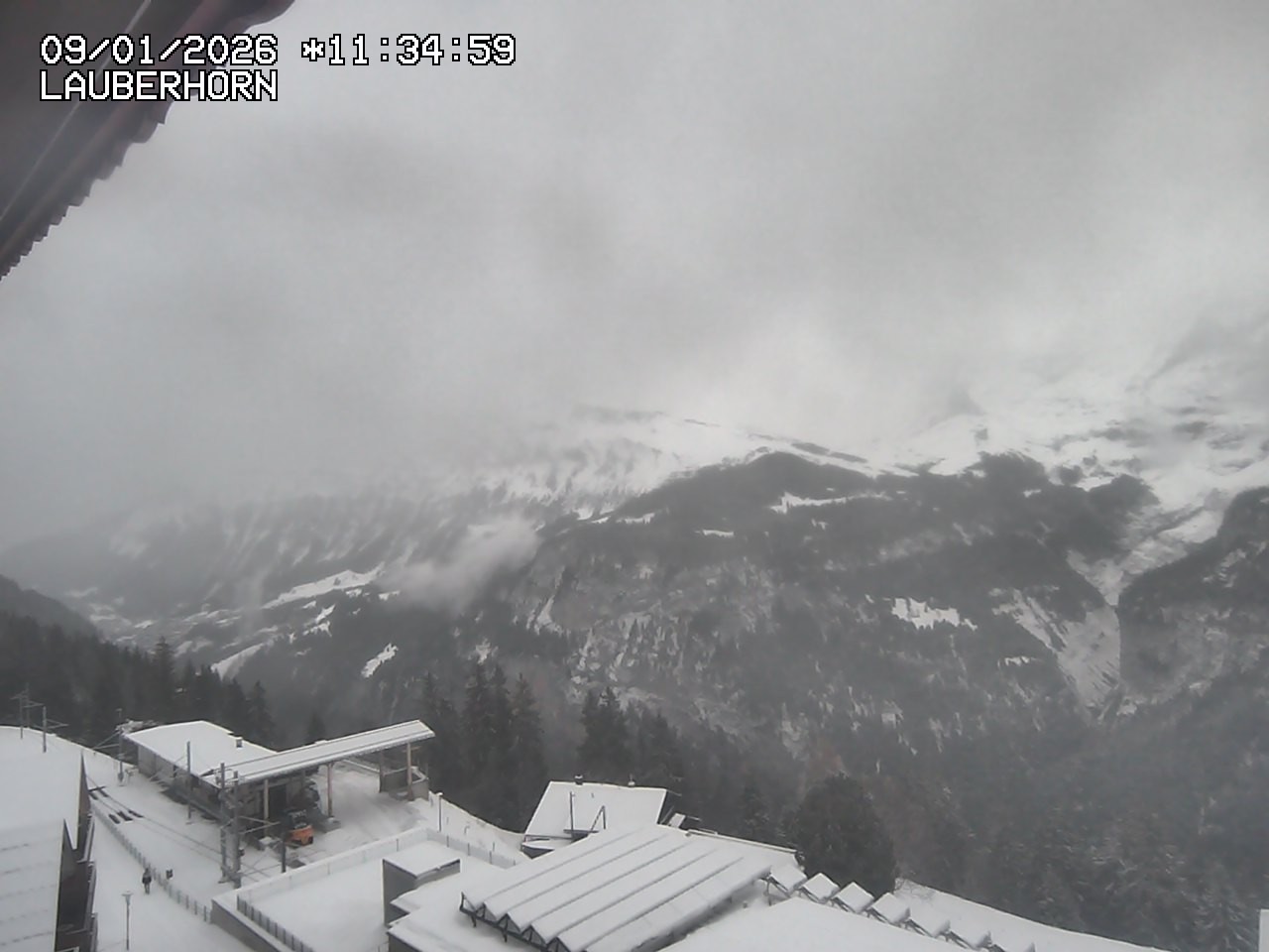 Archiv Foto Webcam Mürren