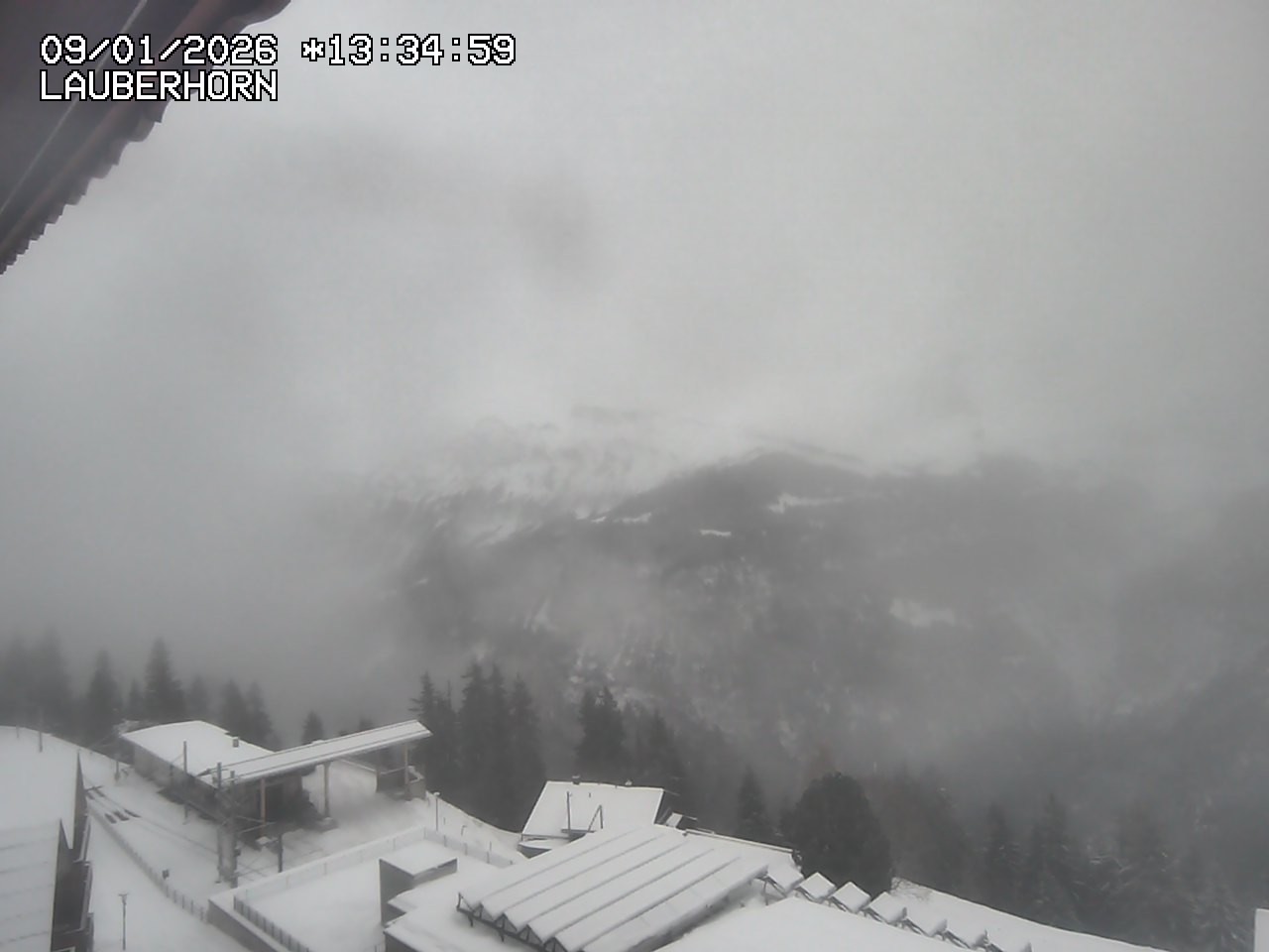 Archived image Webcam Mürren