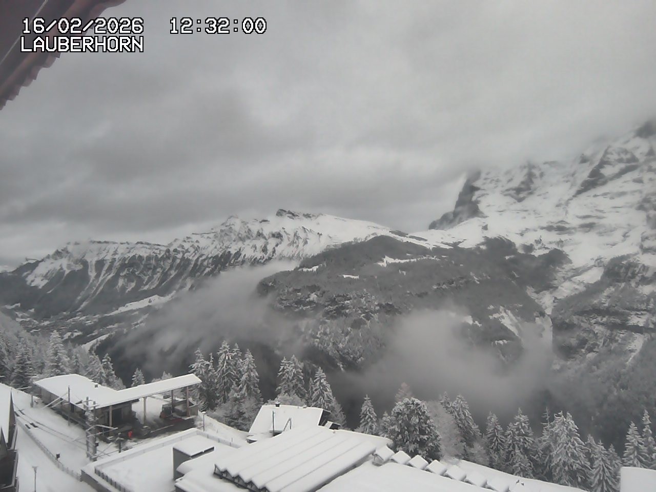 Archiv Foto Webcam Mürren