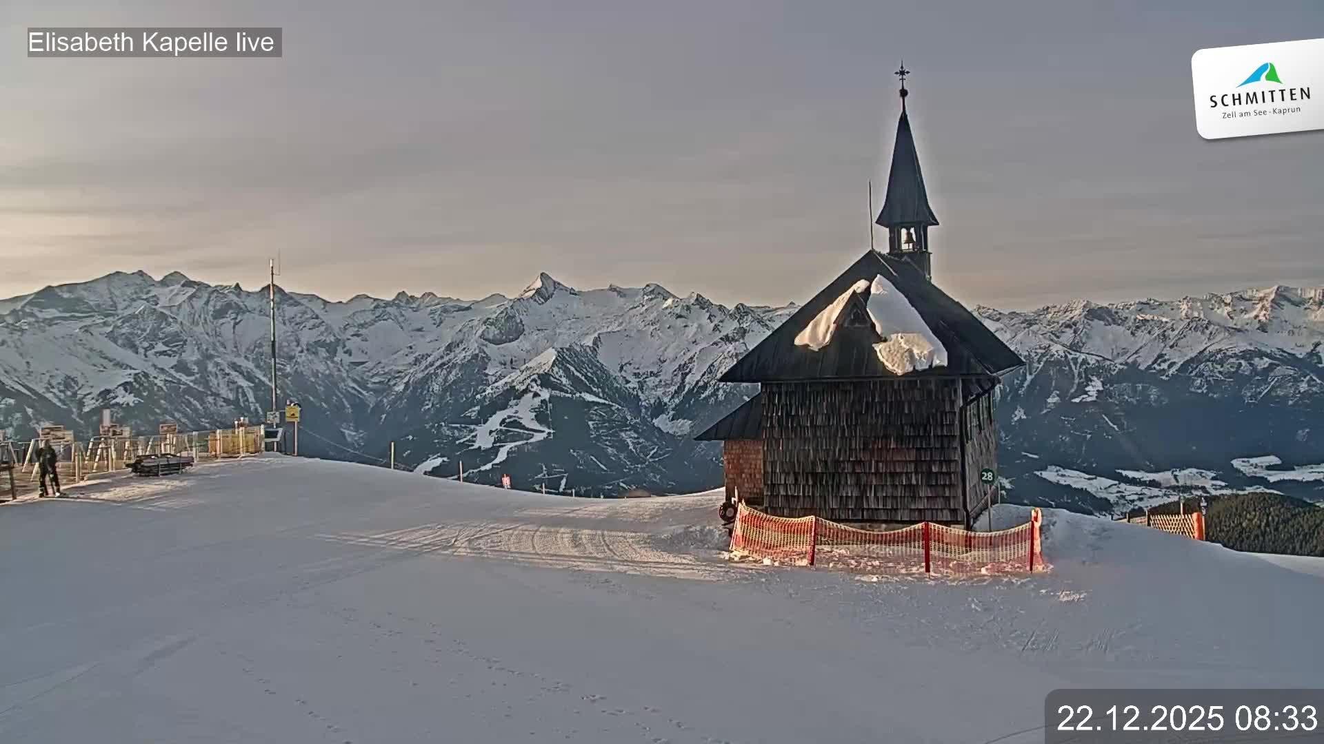 Archiv Foto Webcam Aussicht auf die Schmitten Kapelle
