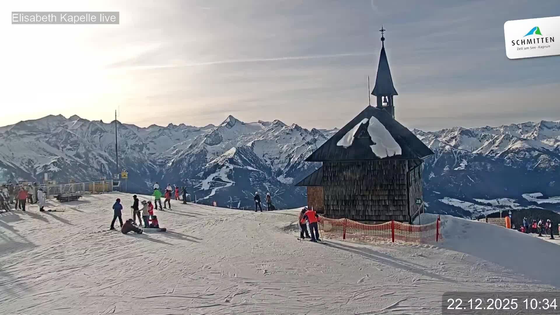 Archiv Foto Webcam Aussicht auf die Schmitten Kapelle