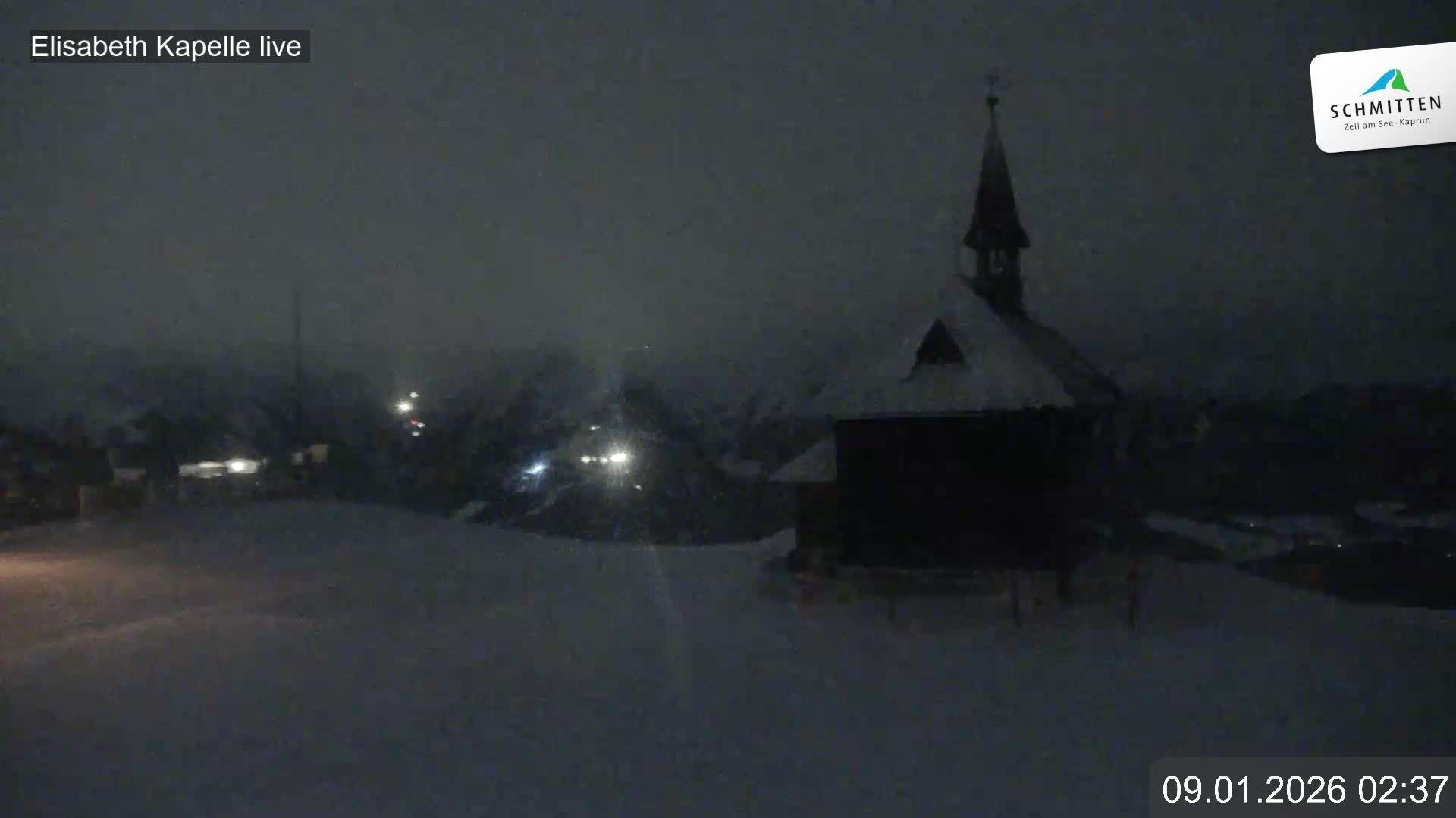 Archiv Foto Webcam Aussicht auf die Schmitten Kapelle