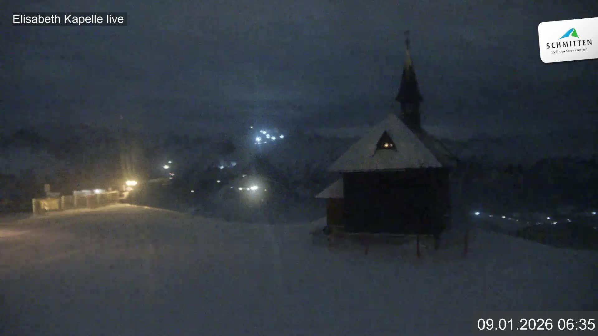 Archiv Foto Webcam Aussicht auf die Schmitten Kapelle