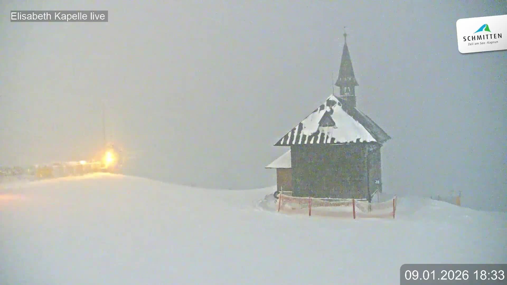 Archiv Foto Webcam Aussicht auf die Schmitten Kapelle