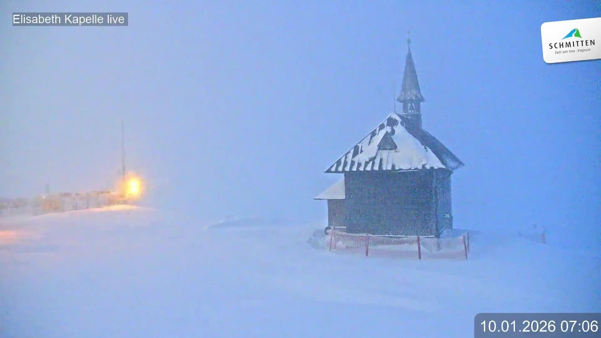 Archived image Webcam View Chapel Schmitten