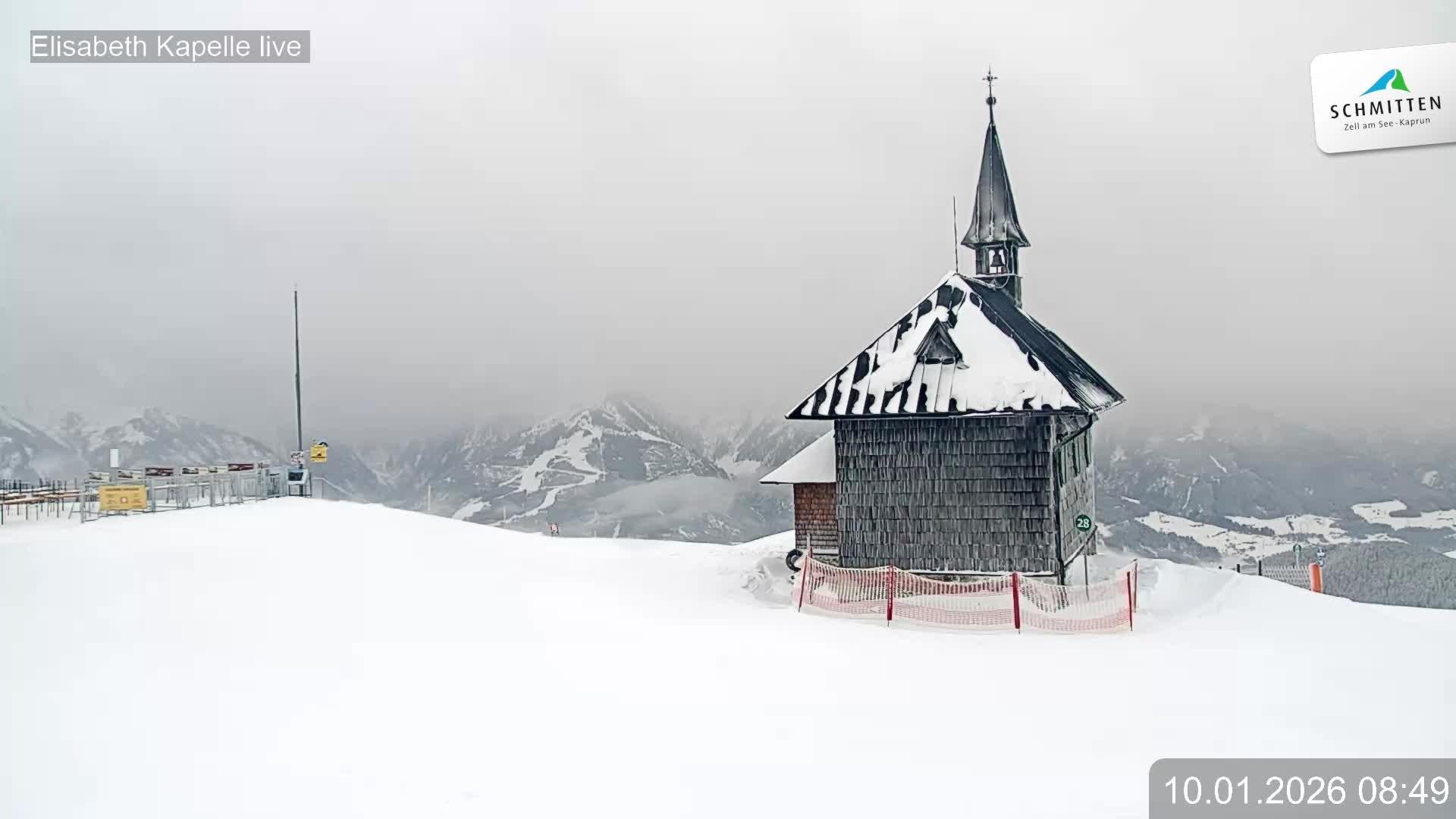 Archived image Webcam View Chapel Schmitten