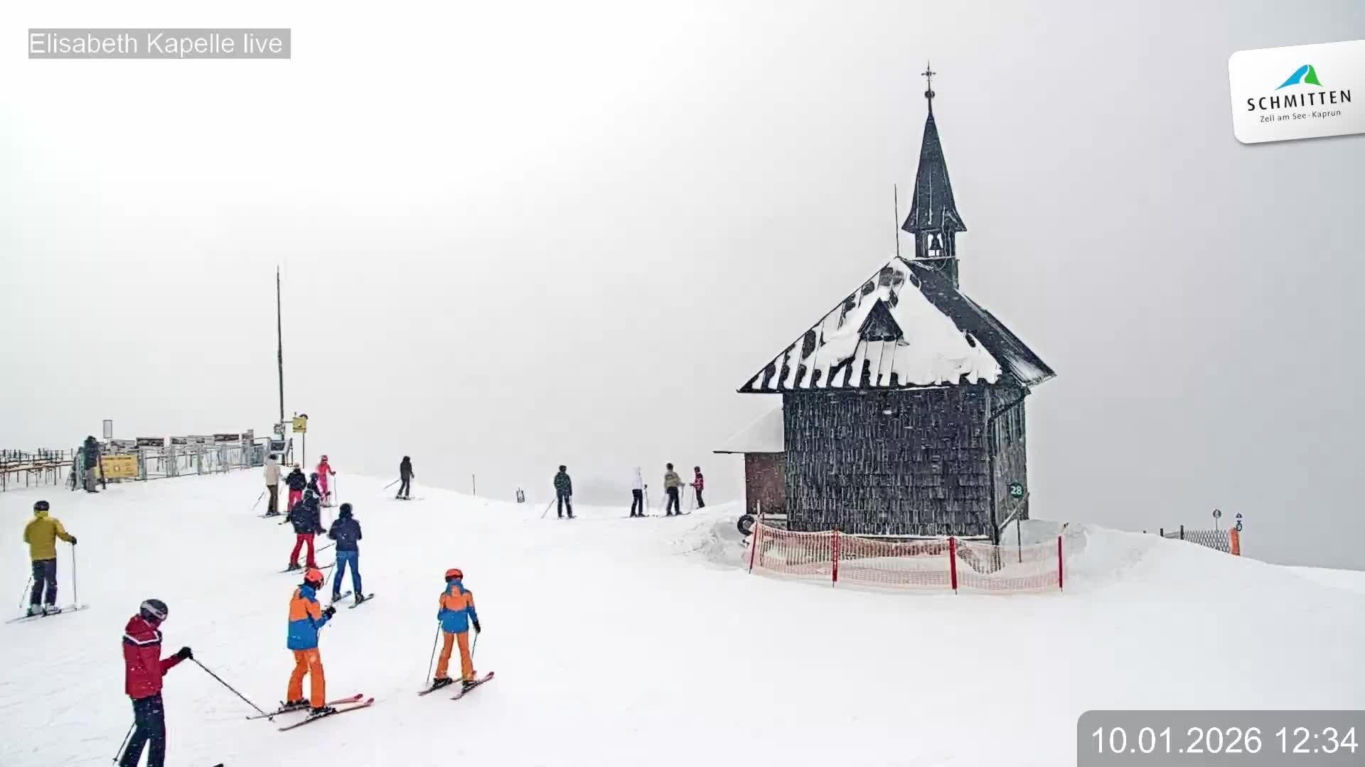 Archived image Webcam View Chapel Schmitten