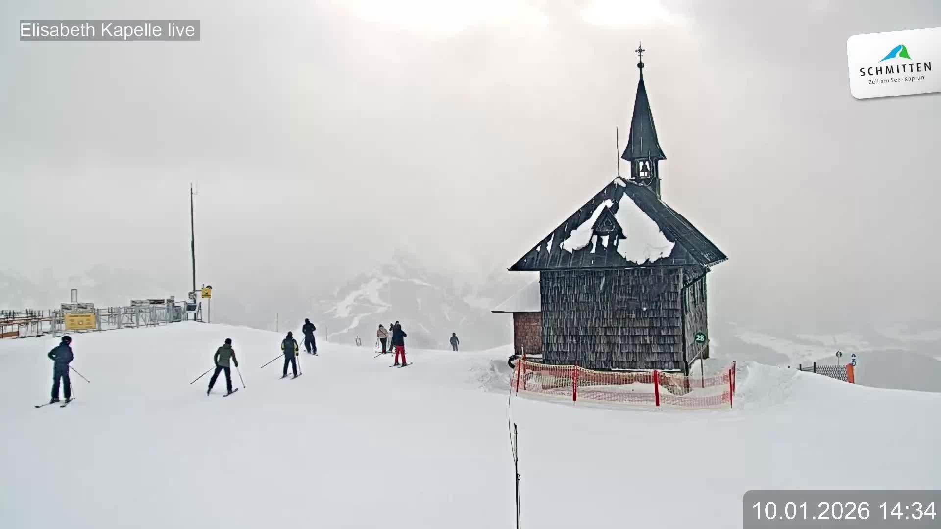 Archived image Webcam View Chapel Schmitten