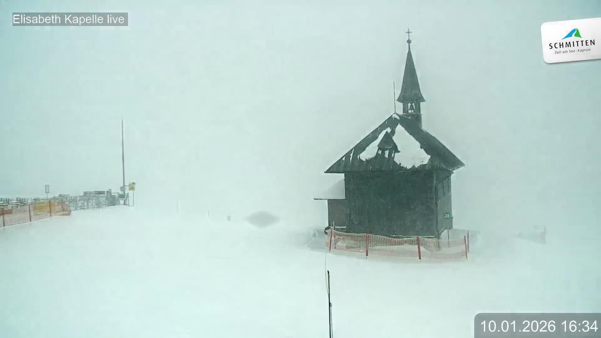 Archived image Webcam View Chapel Schmitten