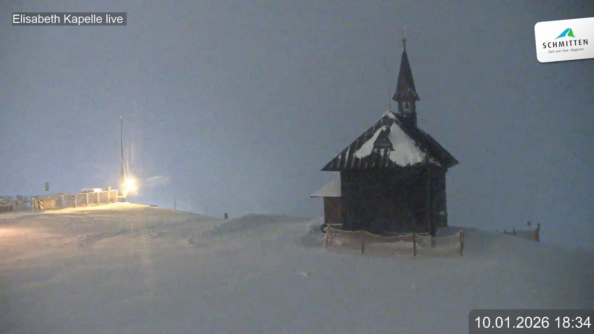 Archived image Webcam View Chapel Schmitten