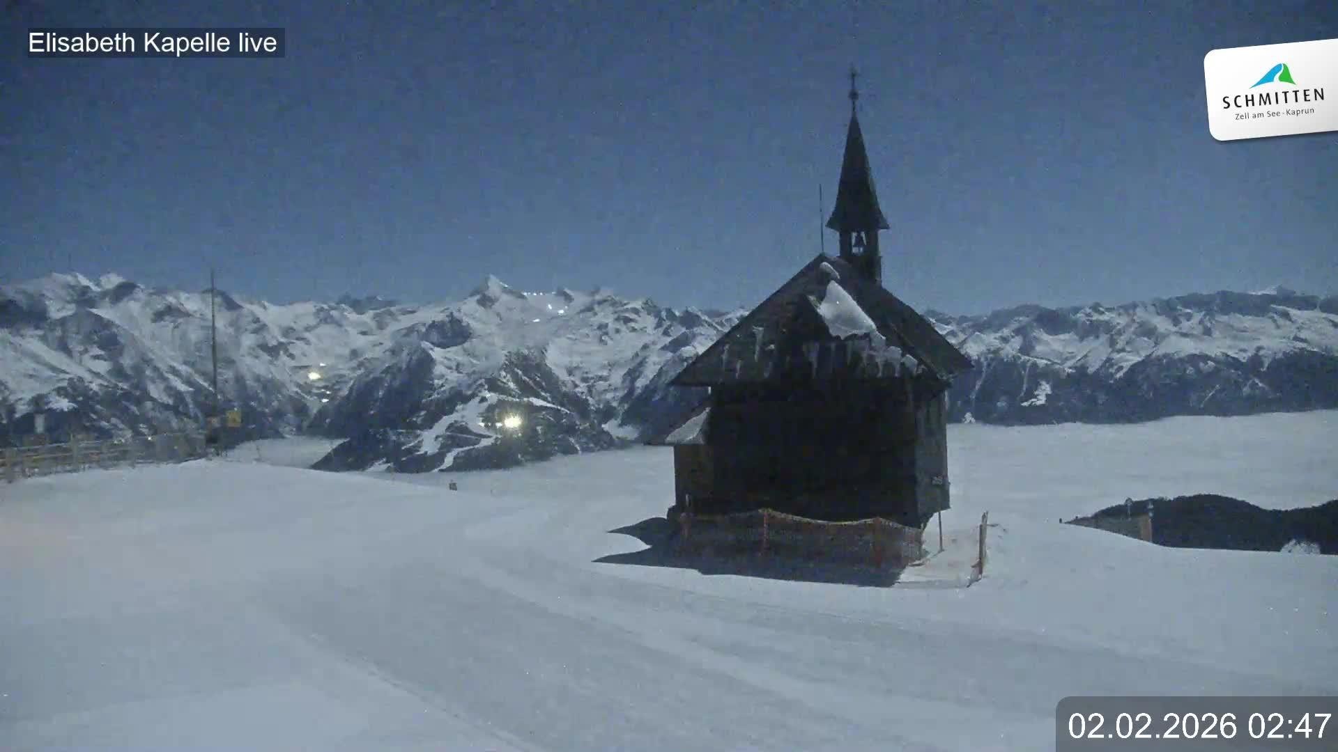 Archiv Foto Webcam Aussicht auf die Schmitten Kapelle