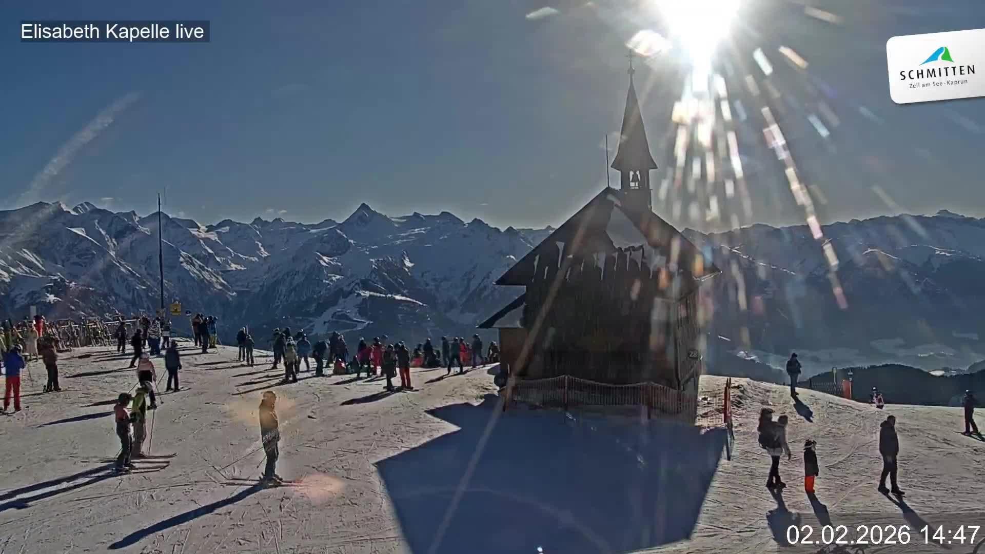 Archiv Foto Webcam Aussicht auf die Schmitten Kapelle