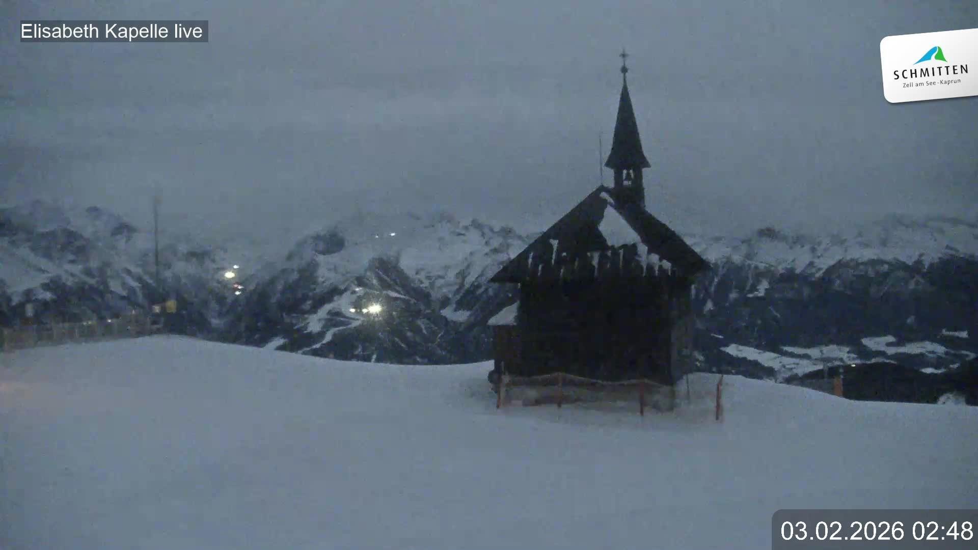 Archiv Foto Webcam Aussicht auf die Schmitten Kapelle