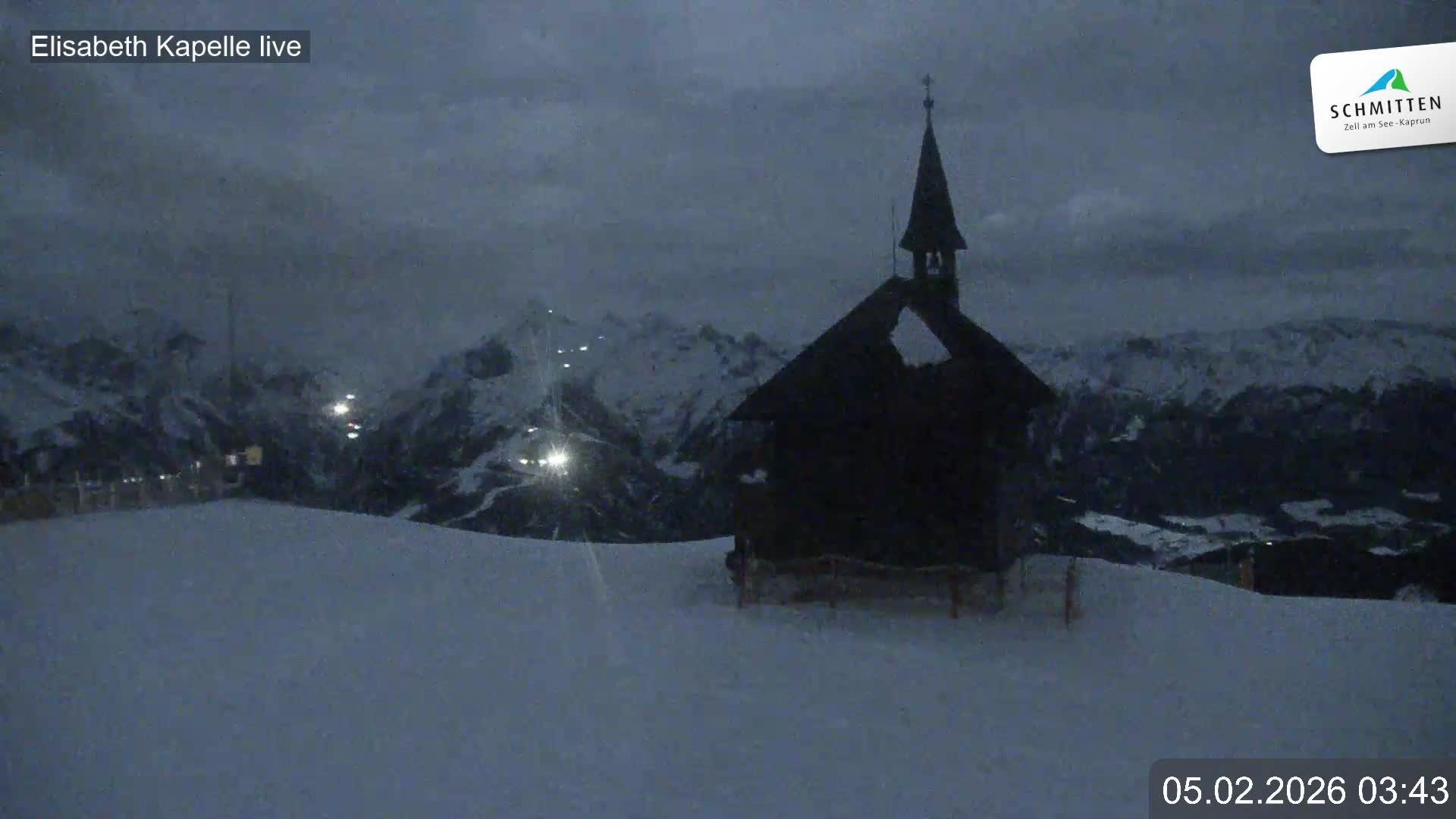 Archiv Foto Webcam Aussicht auf die Schmitten Kapelle