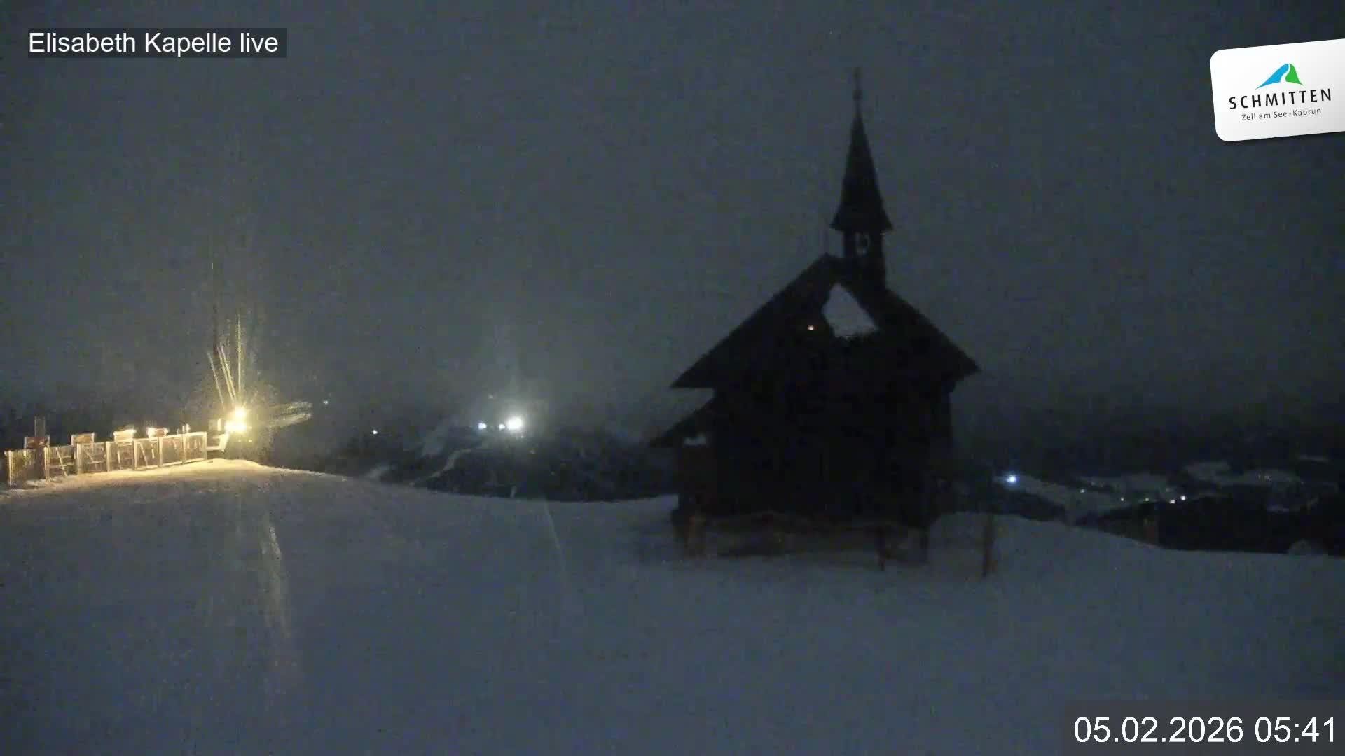 Archiv Foto Webcam Aussicht auf die Schmitten Kapelle