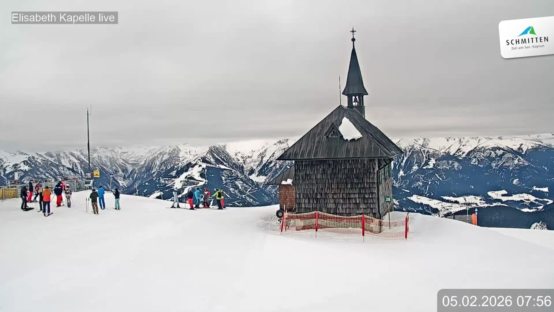 Archiv Foto Webcam Aussicht auf die Schmitten Kapelle