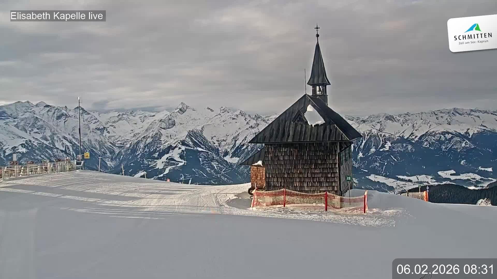 Archiv Foto Webcam Aussicht auf die Schmitten Kapelle