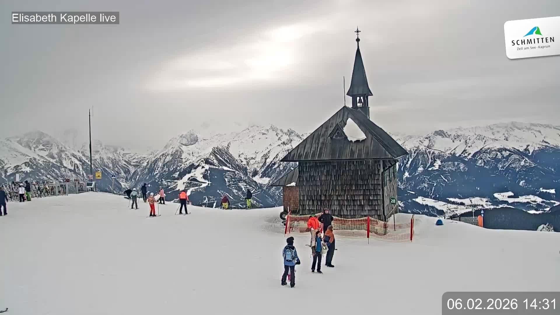 Archiv Foto Webcam Aussicht auf die Schmitten Kapelle