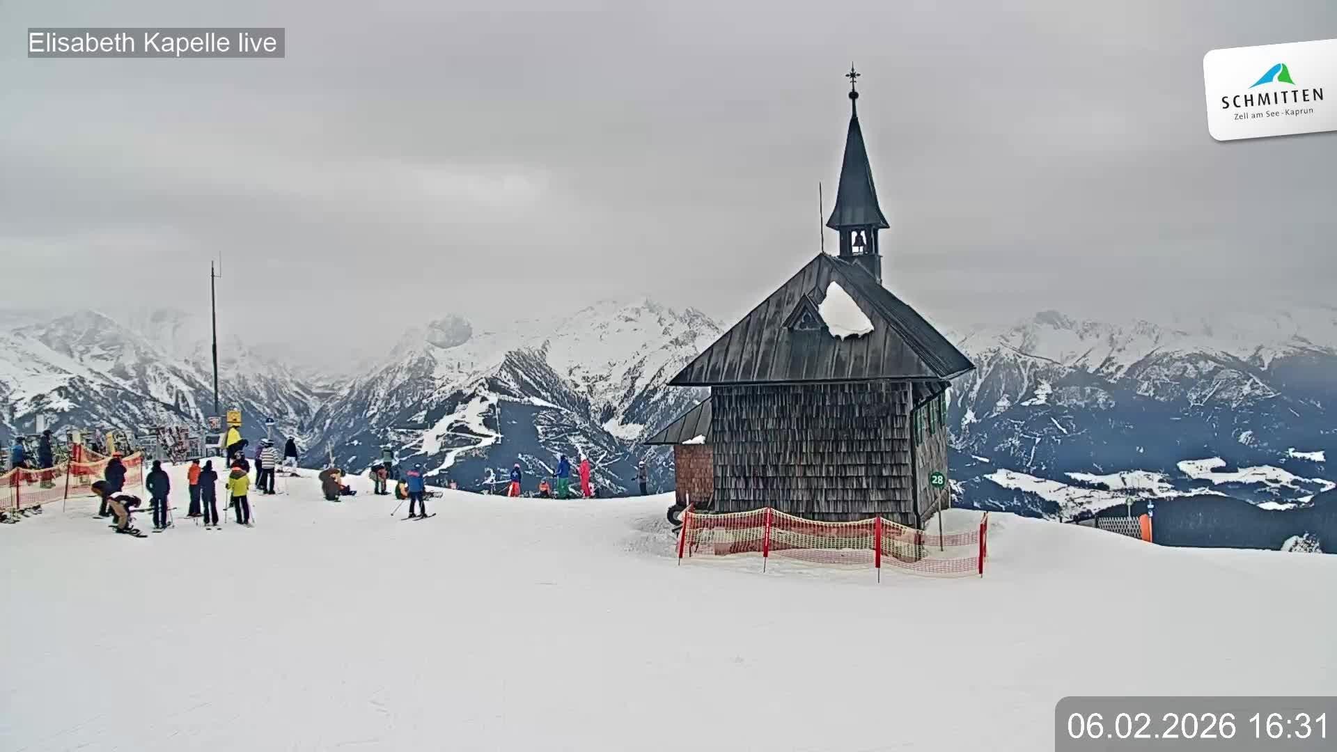Archiv Foto Webcam Aussicht auf die Schmitten Kapelle