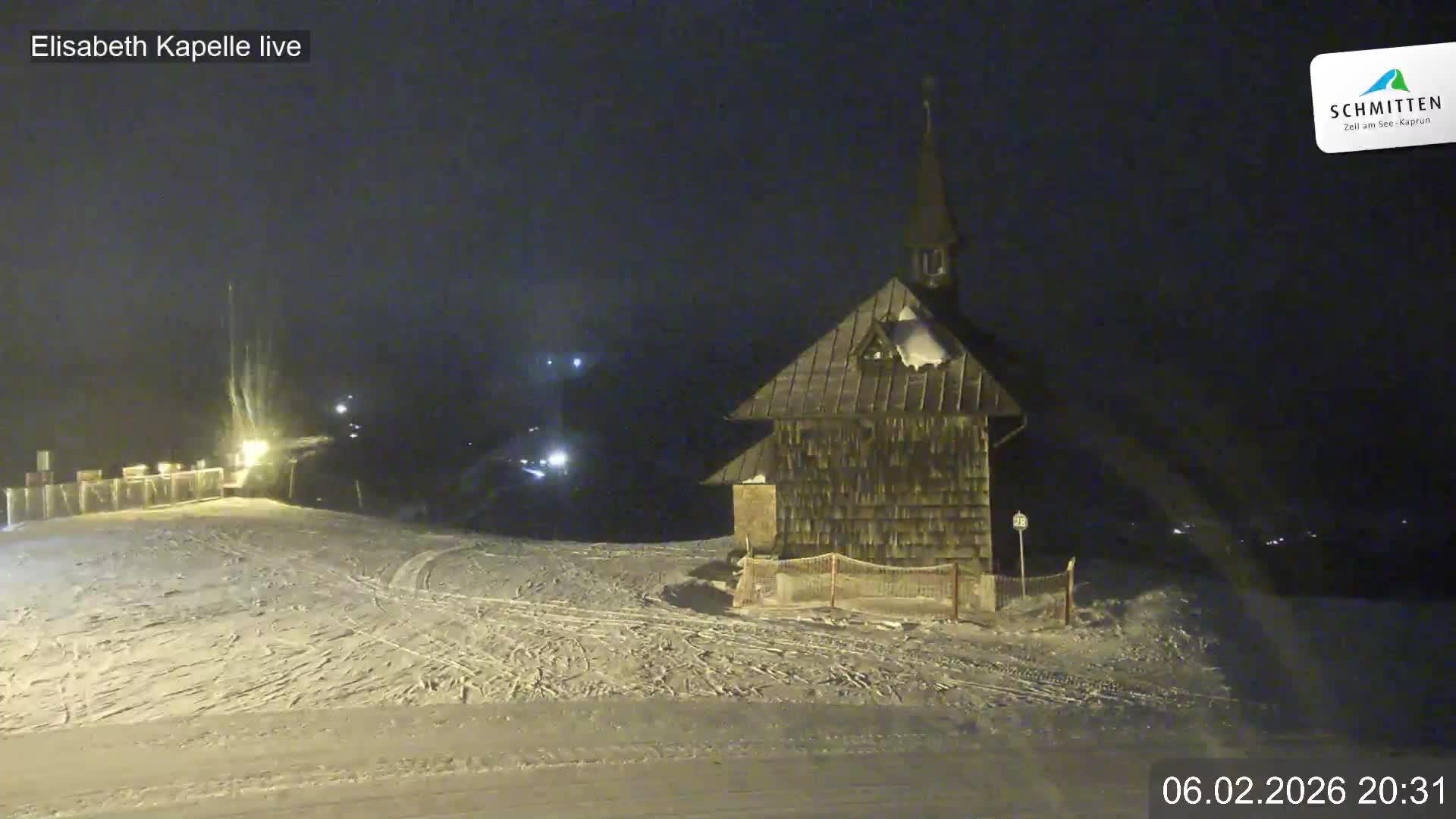 Archiv Foto Webcam Aussicht auf die Schmitten Kapelle