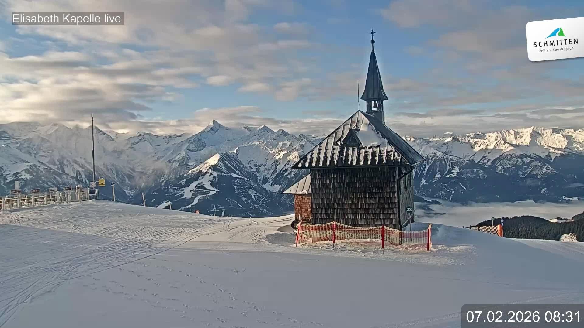 Archived image Webcam View Chapel Schmitten