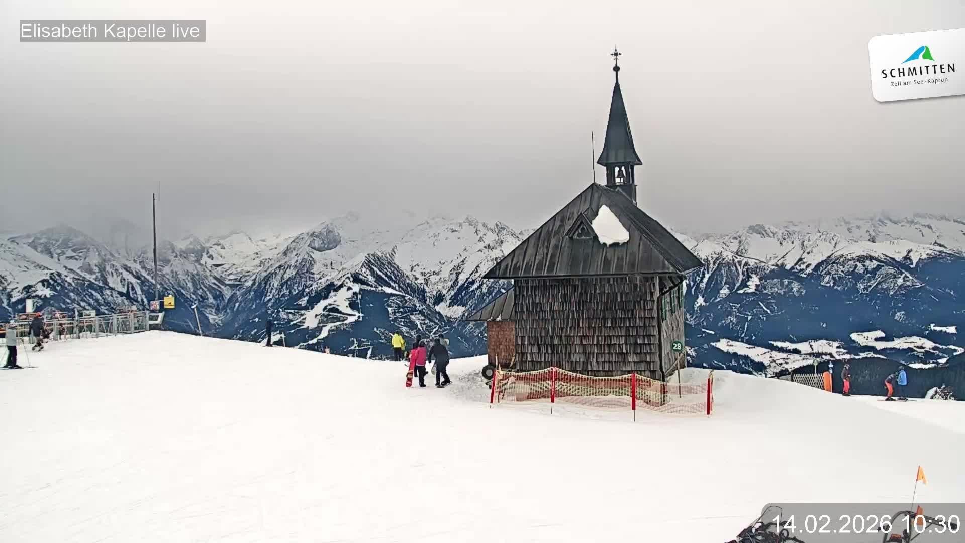 Archiv Foto Webcam Aussicht auf die Schmitten Kapelle