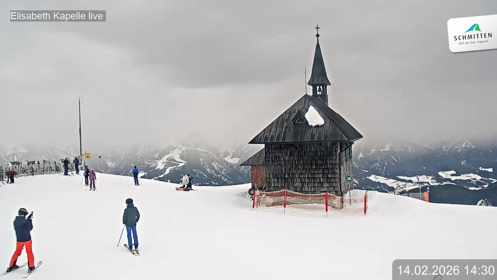 Archiv Foto Webcam Aussicht auf die Schmitten Kapelle