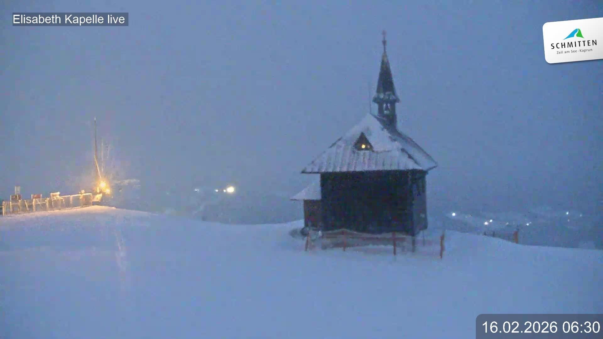 Archiv Foto Webcam Aussicht auf die Schmitten Kapelle
